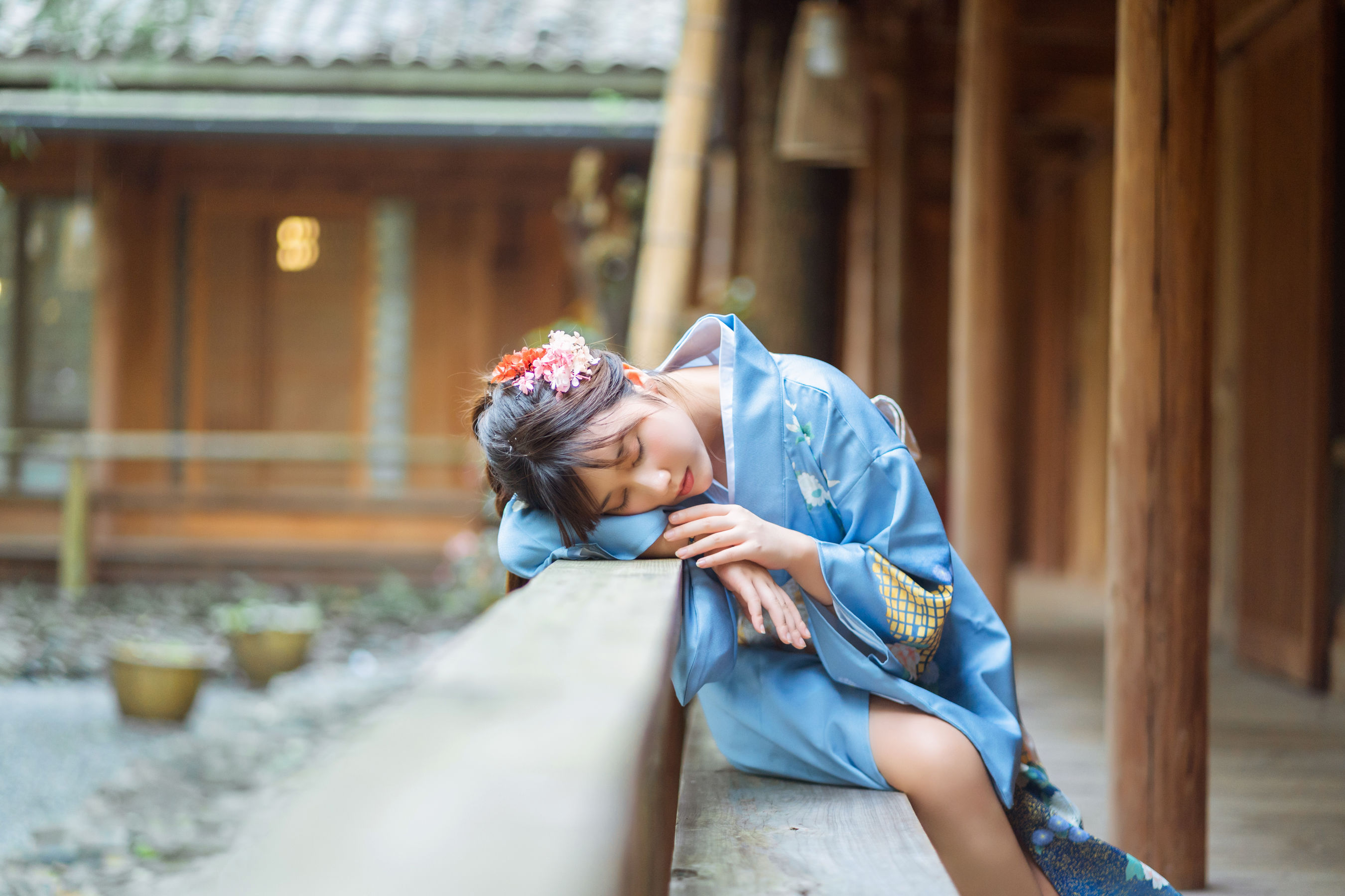 微博福利姬镜酱 私奔之和服 [19P]