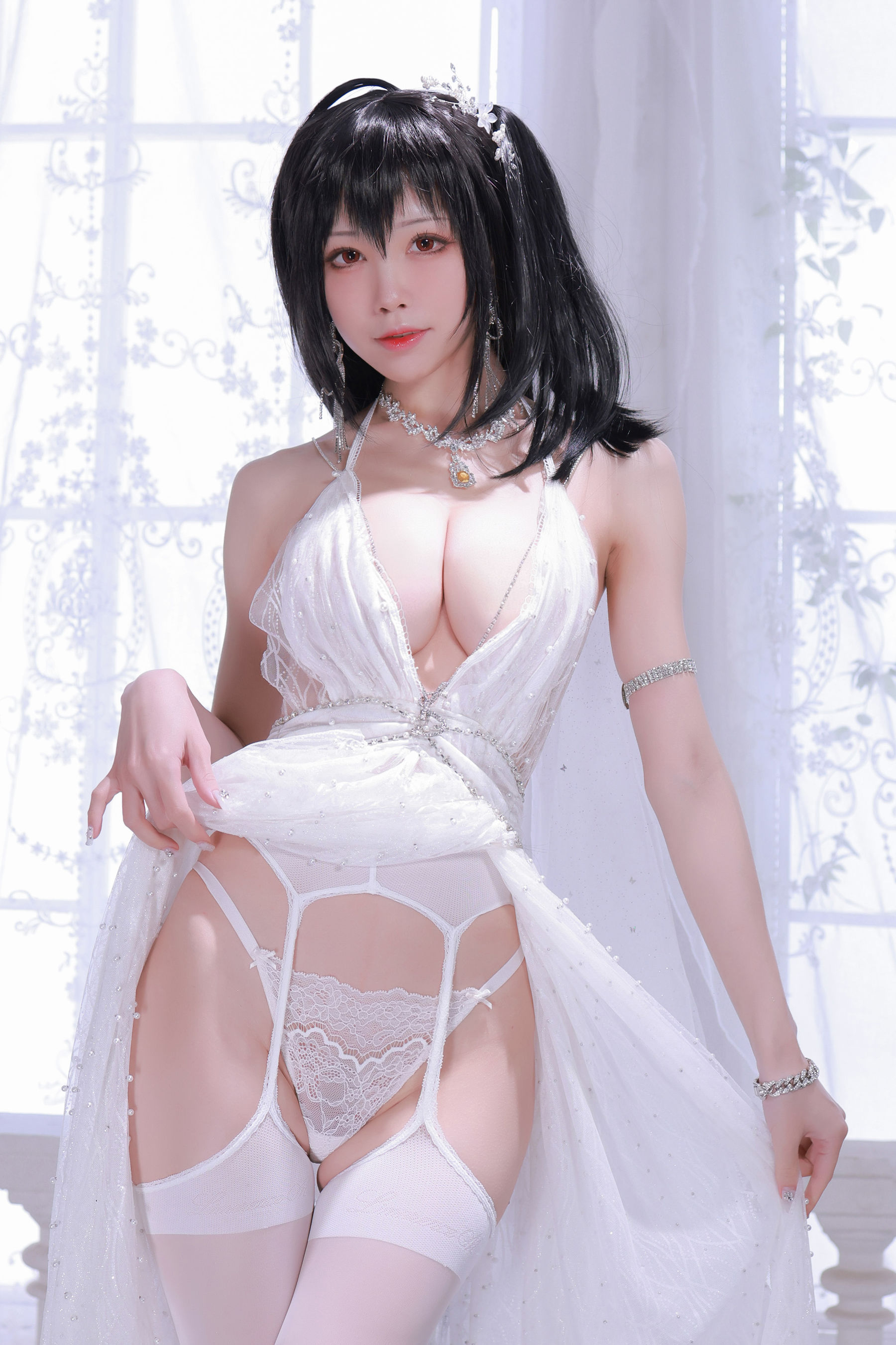 动漫博主水淼aqua – 大凤婚纱 [84P]