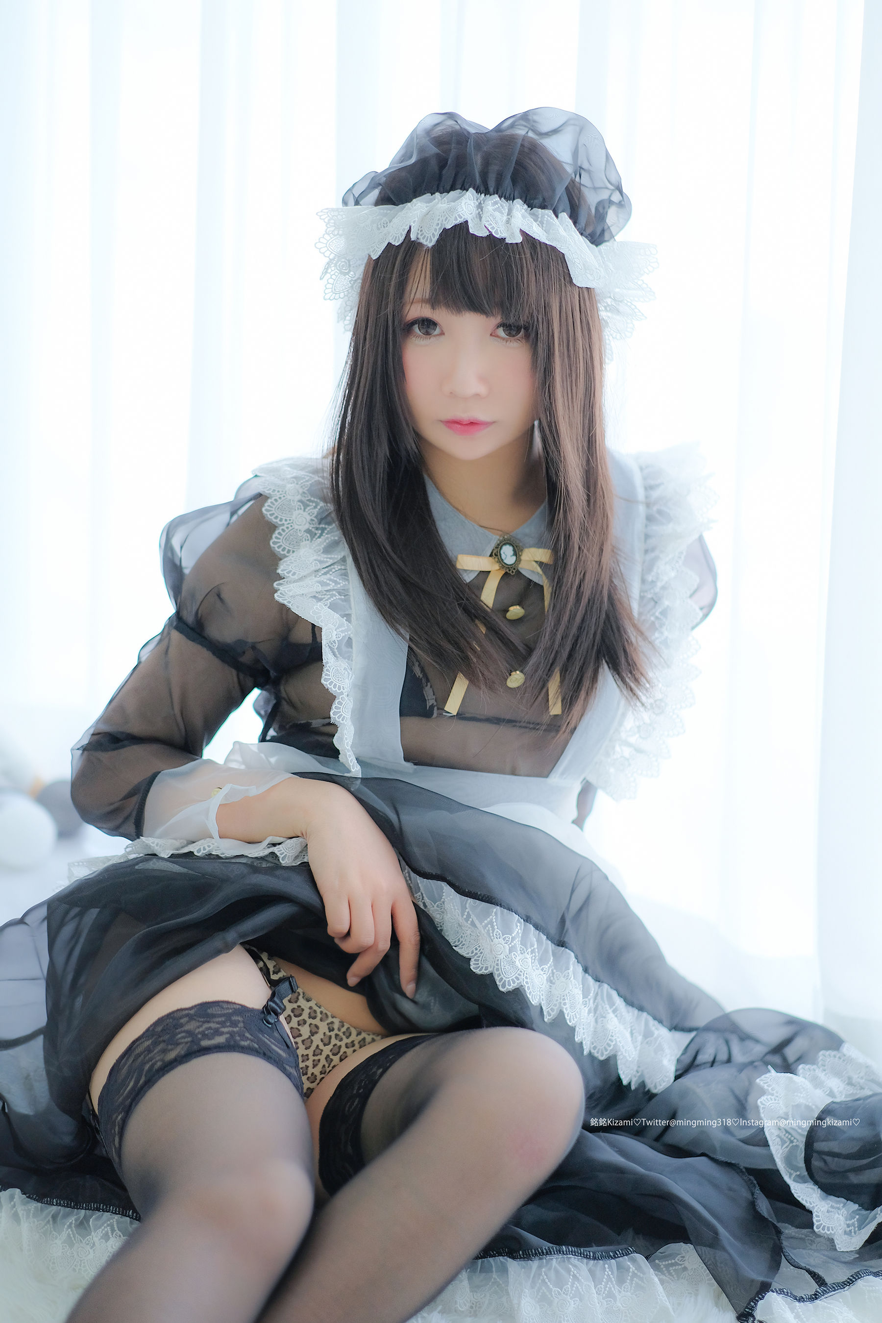 銘銘Kizami 自撮りVol.15 透明女仆 [84P]