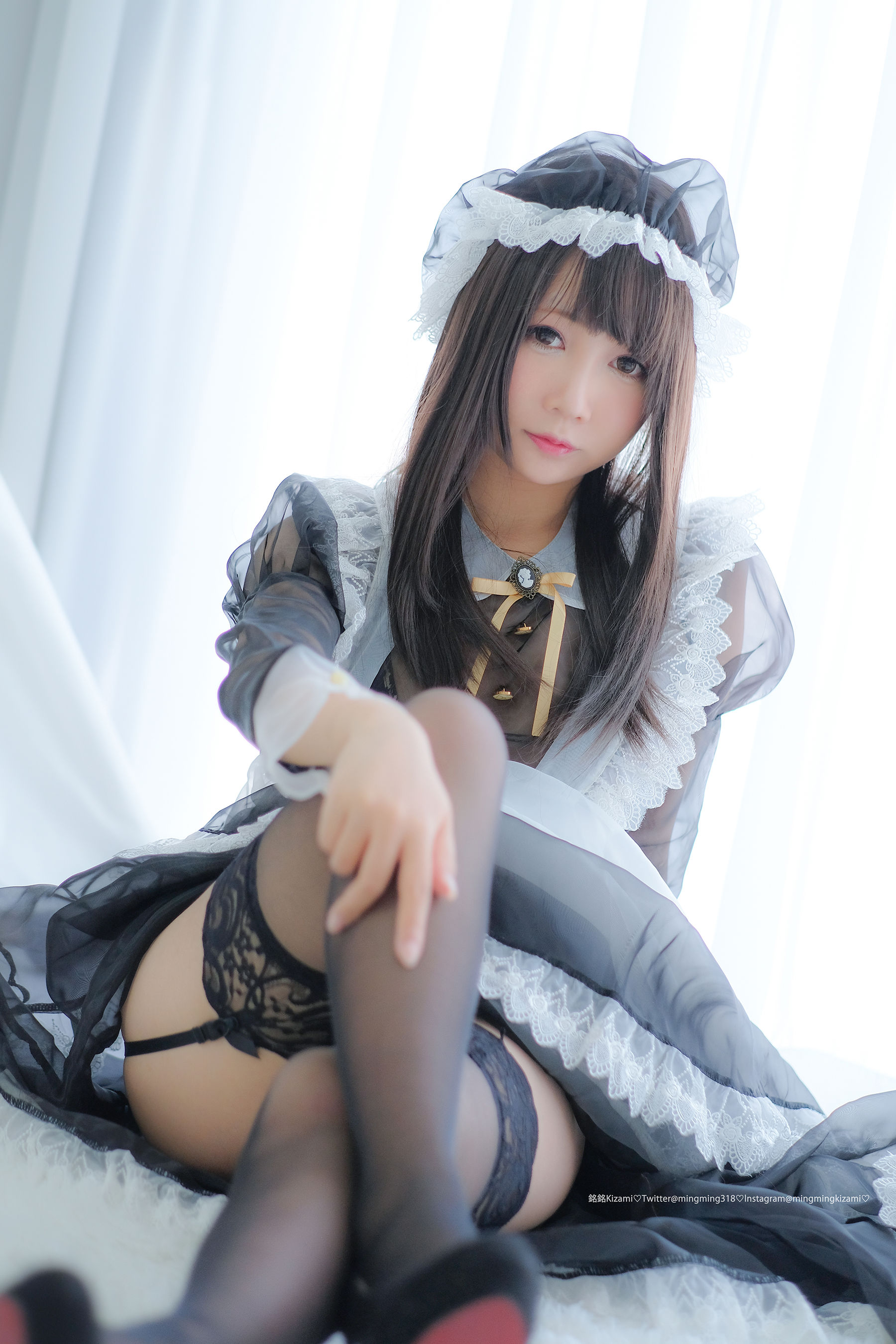 銘銘Kizami 自撮りVol.15 透明女仆 [84P]