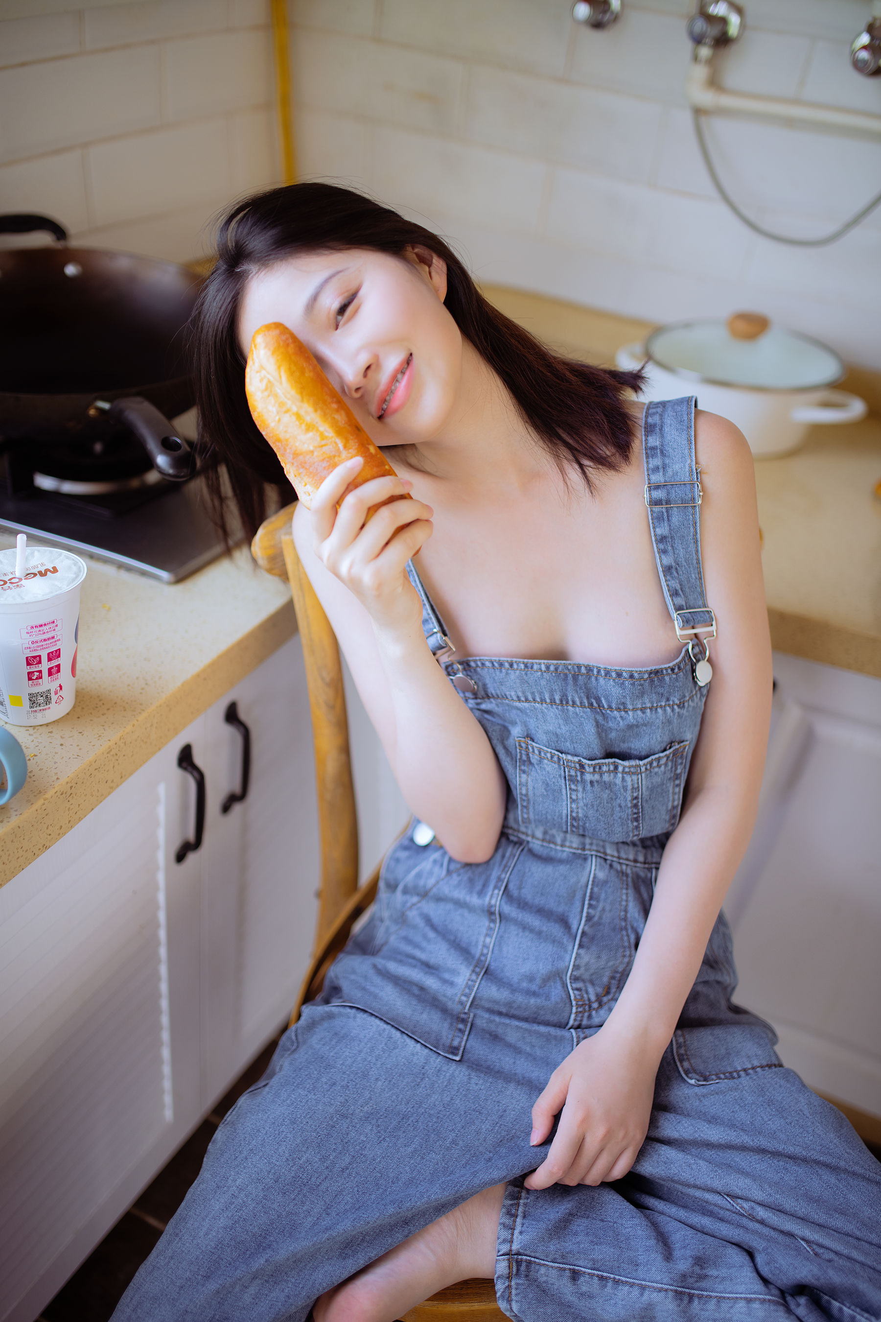 Nnian – 背带裤 [23P]