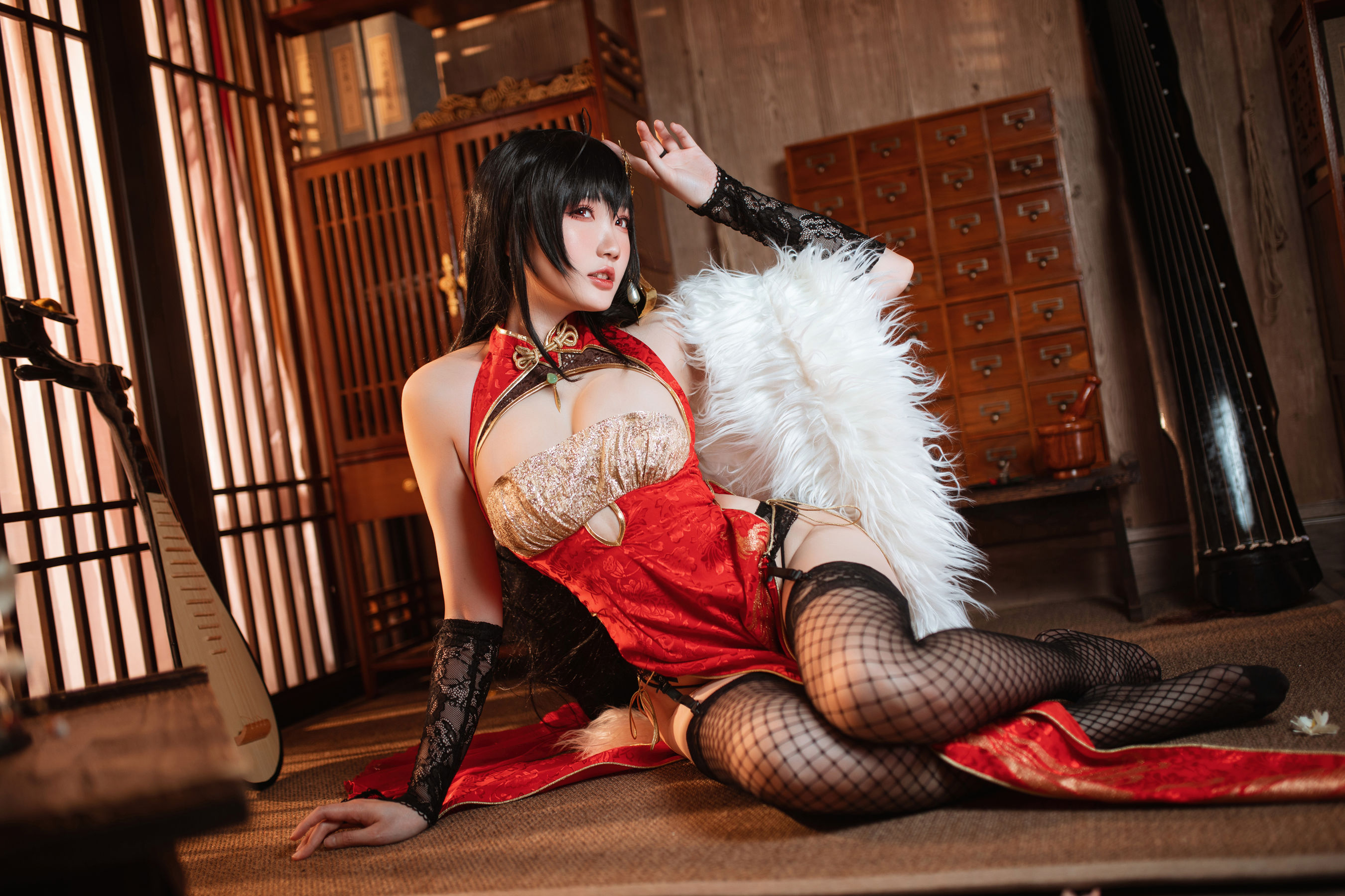 Coser瓜希酱福利 – 大凤旗袍 [22P]