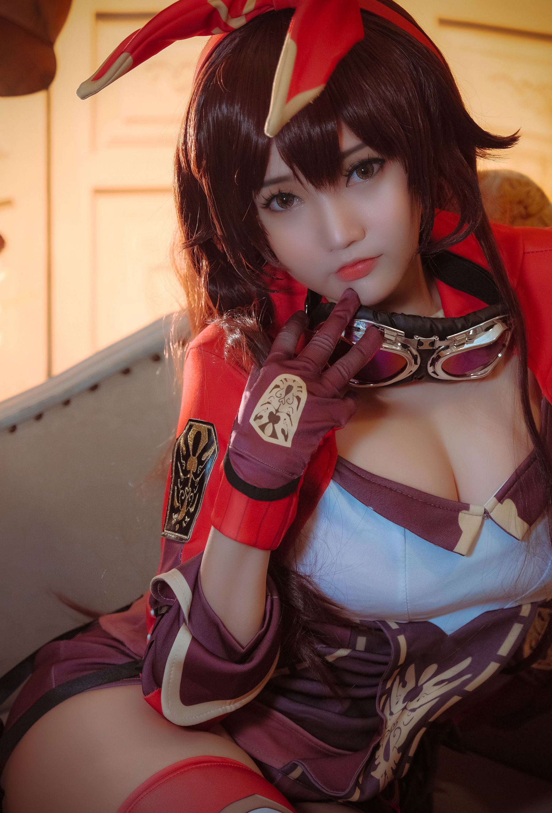 Coser小姐姐Potato Godzilla – Amber (Genshin Impact) [33P]