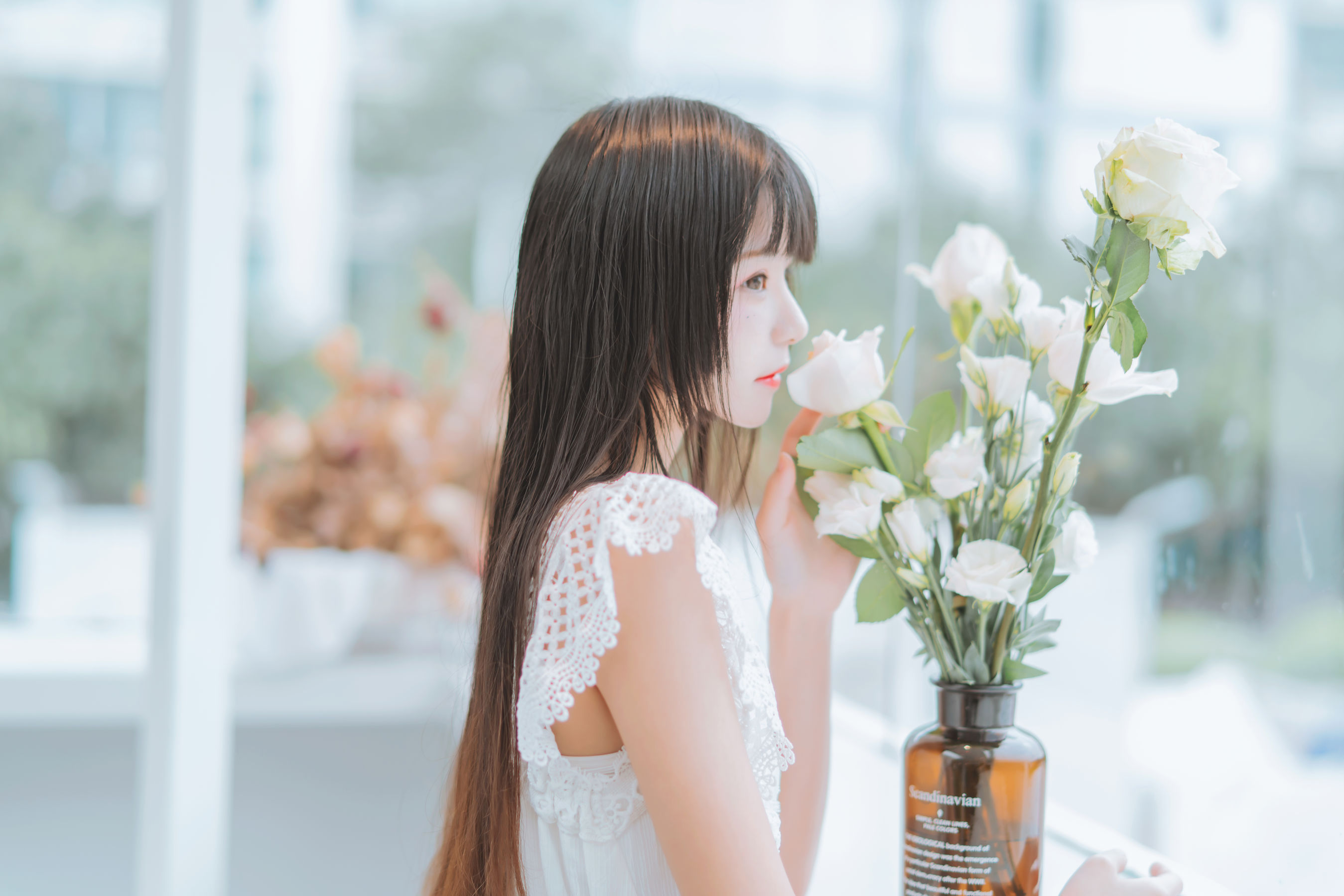 桜桃喵 – 清新之白花花 [11P]