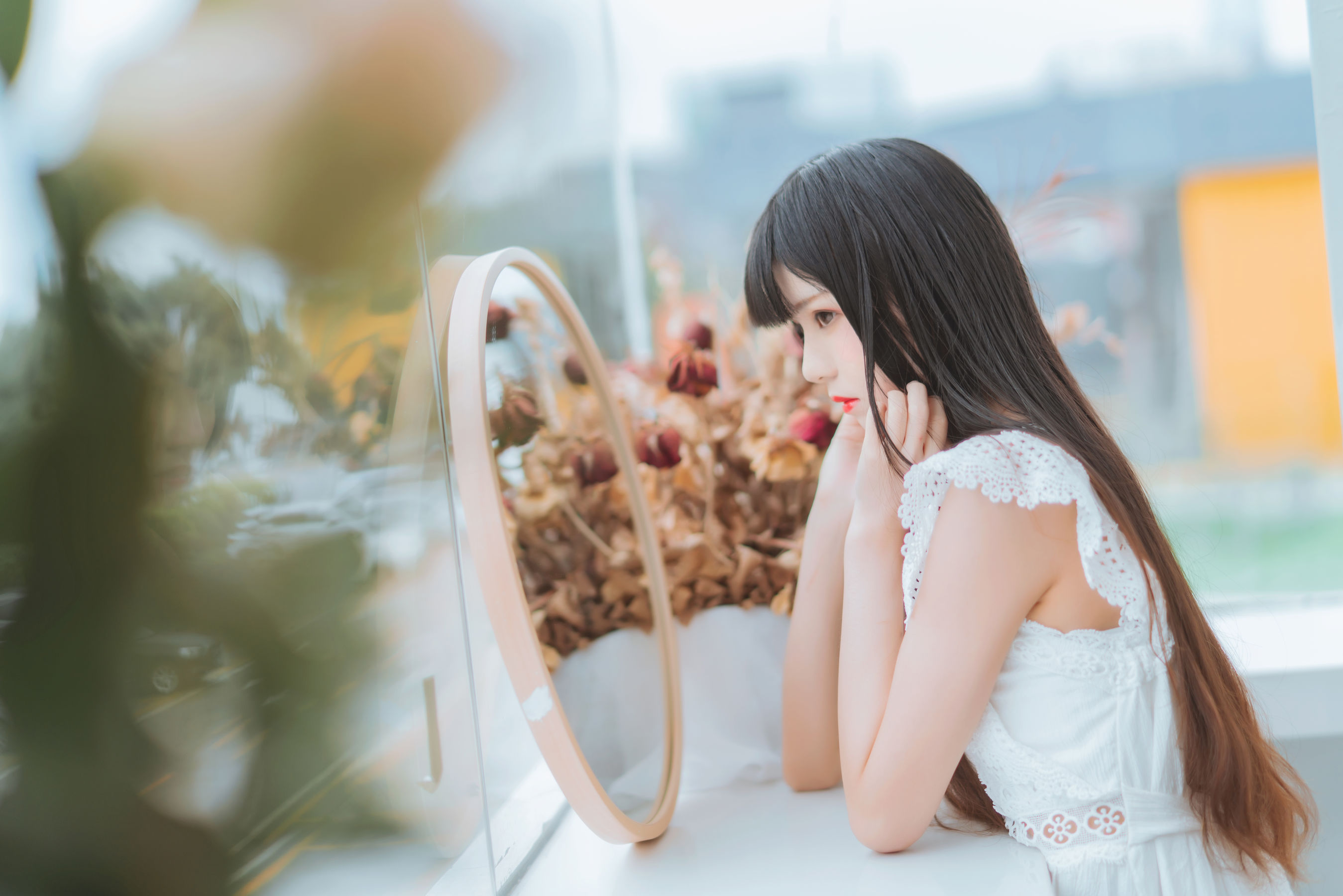 桜桃喵 – 清新之白花花 [11P]