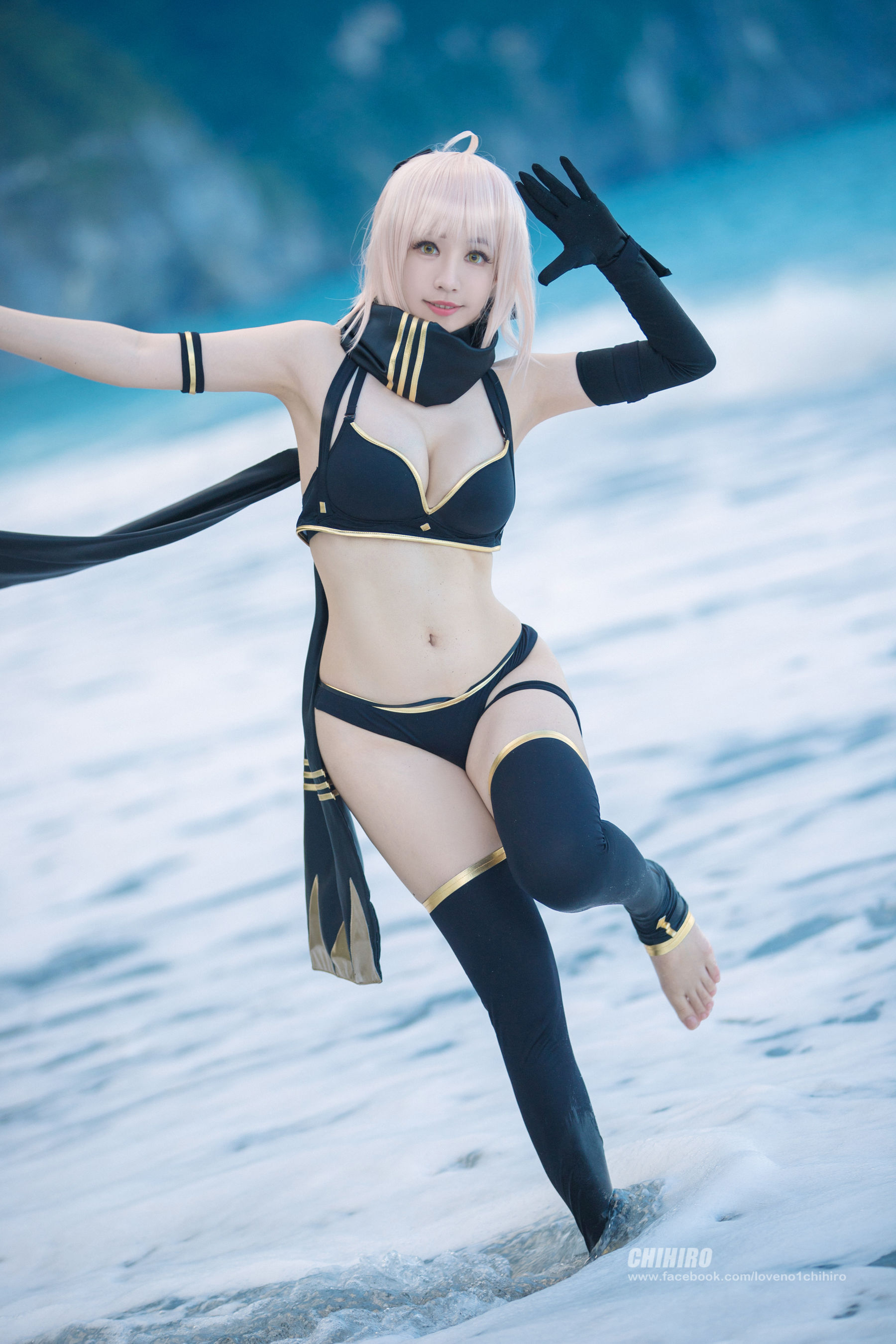 Cos妹子千寻 – 冲田总司 [58P]