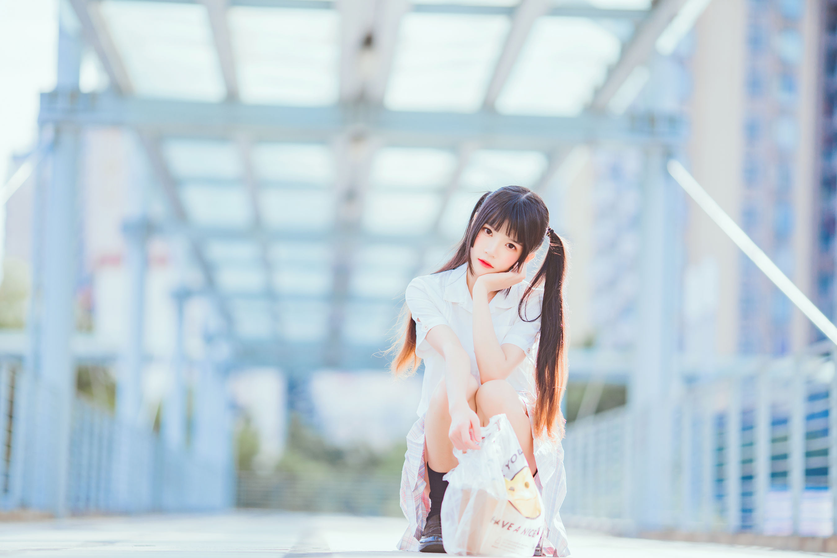 桜桃喵 – 少女之浅色系 [23P]