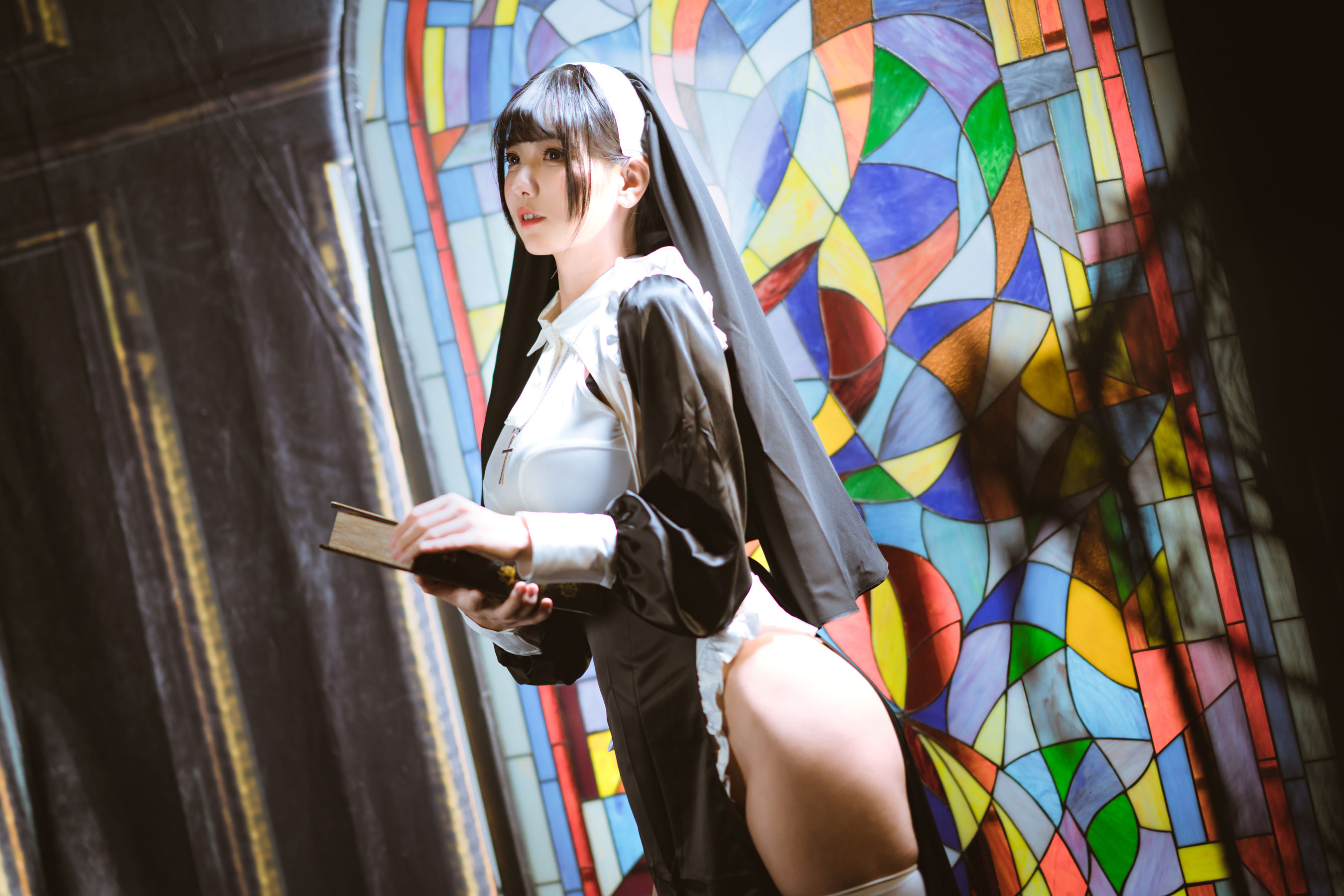 可爱妹子陆卿卿kyokyo – 修女 [16P]