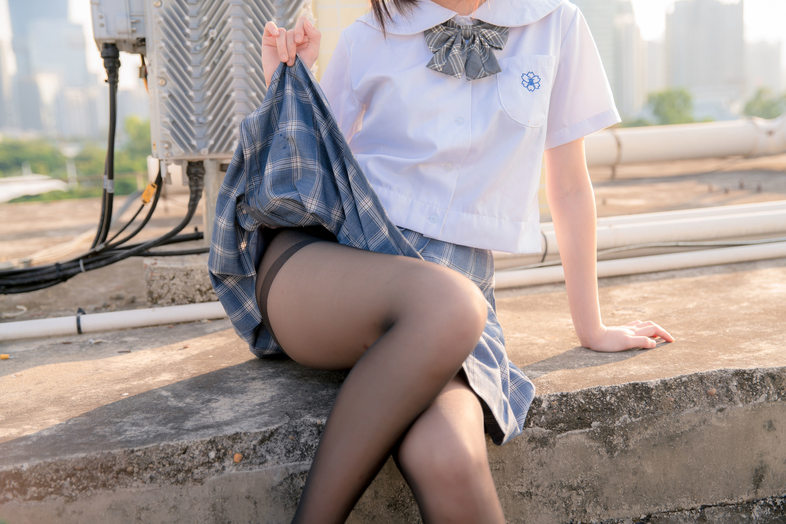 动漫博主您的蛋蛋 天台JK [41P]