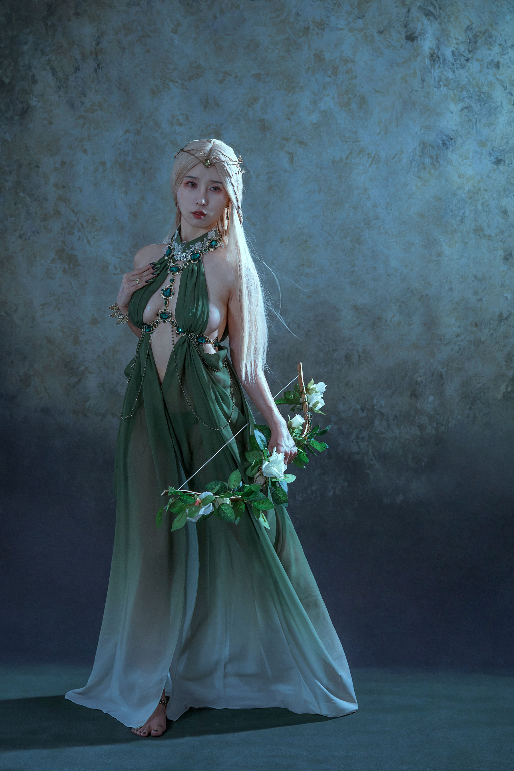 云溪溪 – 奶桃 孔雀石 [40P]