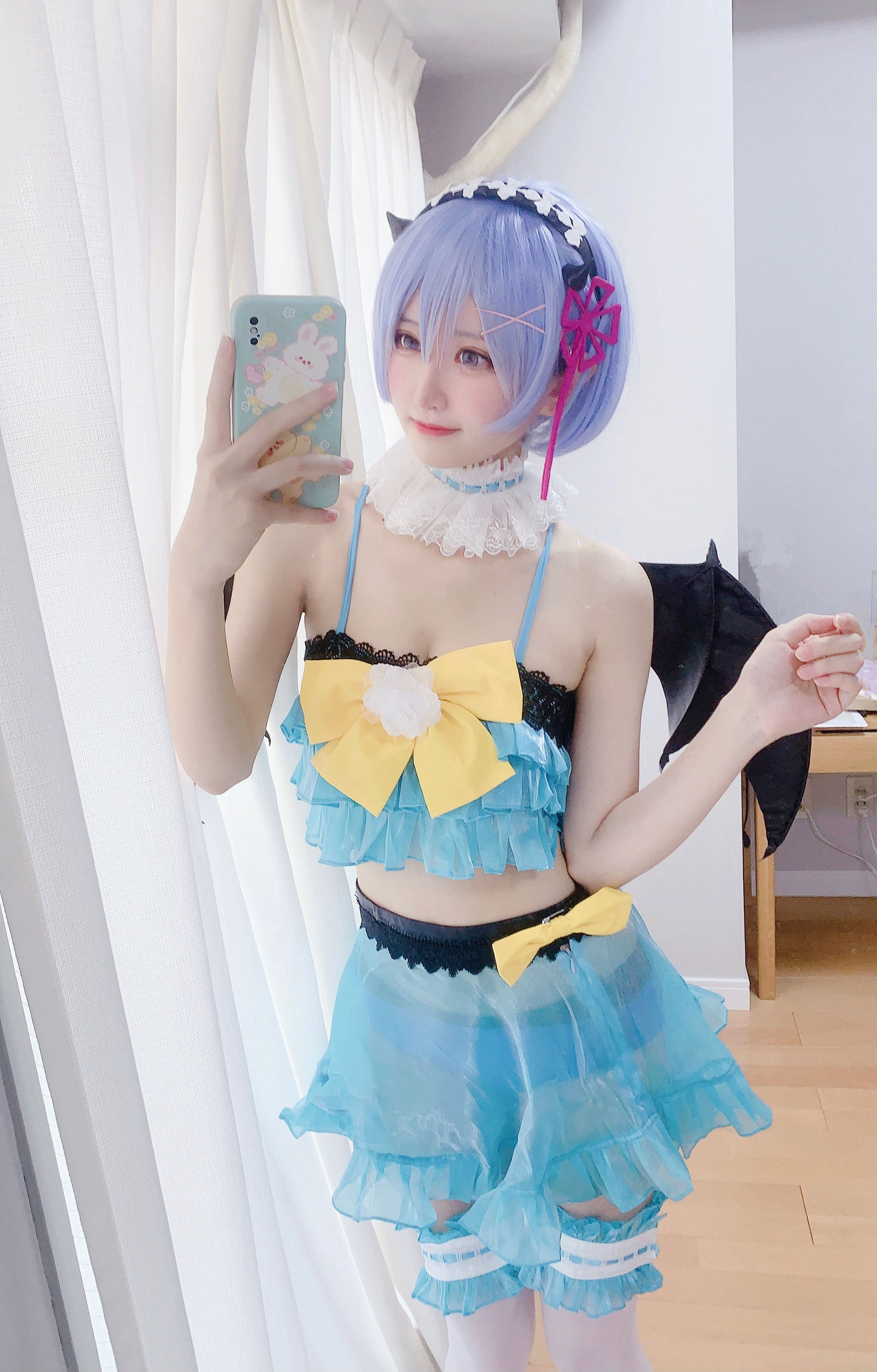 千阳(ちよ) – 雷姆小恶魔cos [11P]