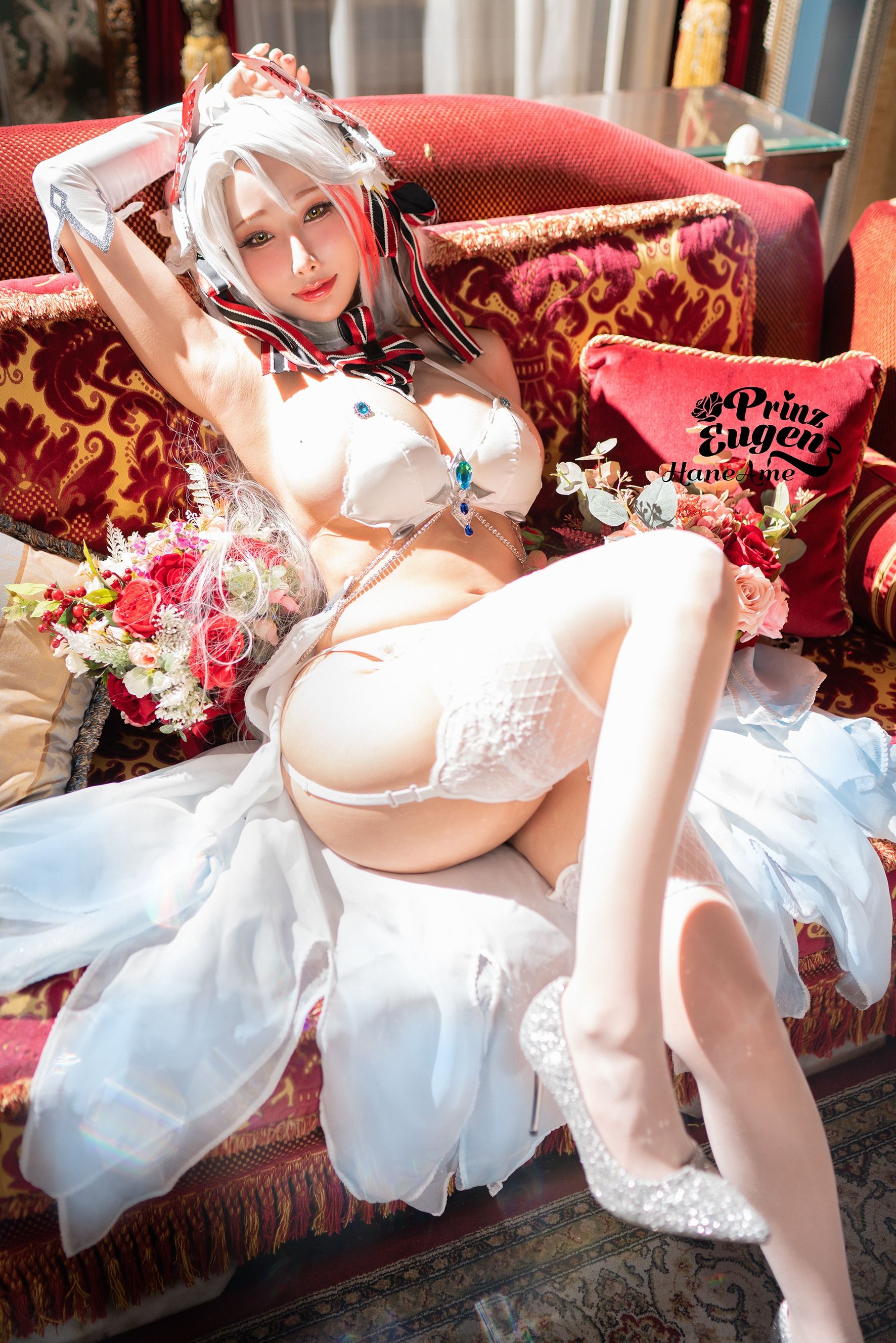 Hane Ame 雨波 – 欧根亲王 婚纱 [27P]