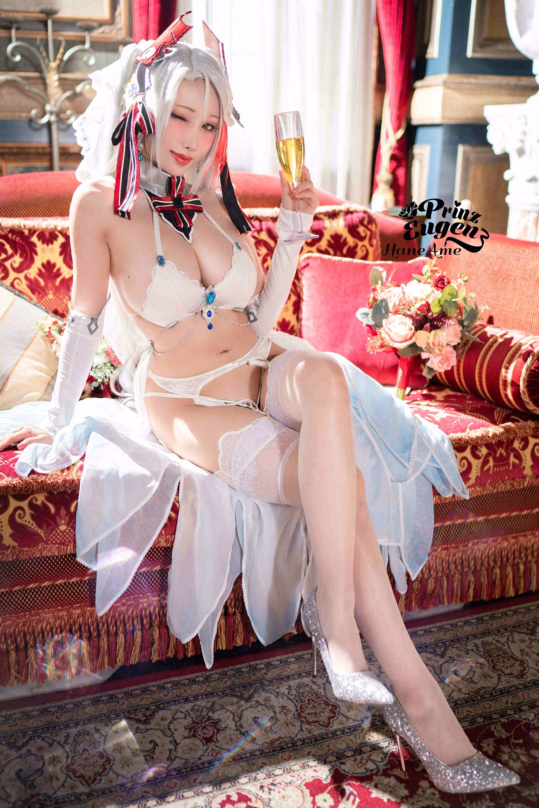 Hane Ame 雨波 – 欧根亲王 婚纱 [27P]