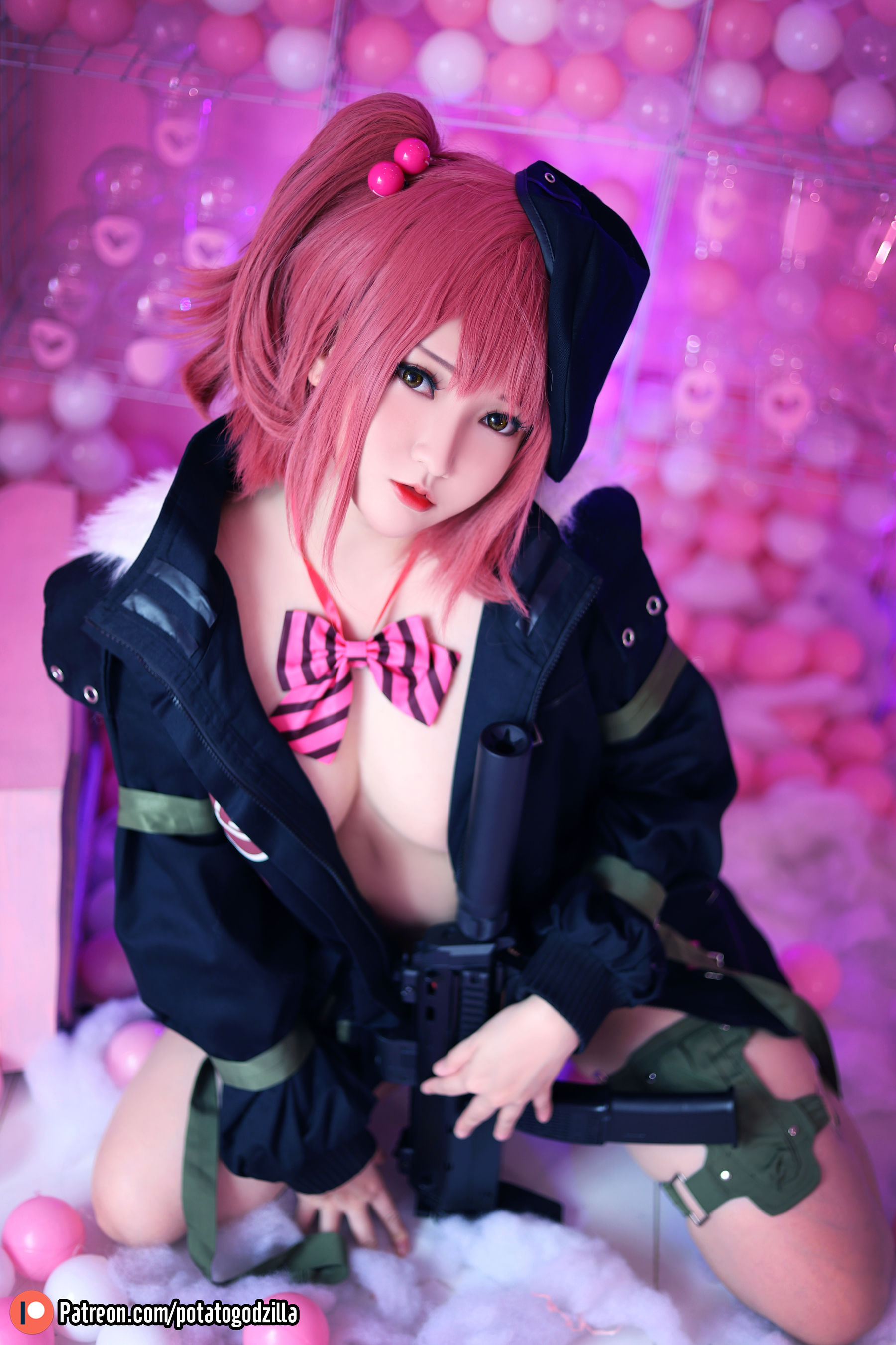 Coser小姐姐Potato Godzilla – MP7 (Girls Frontline) [40P]