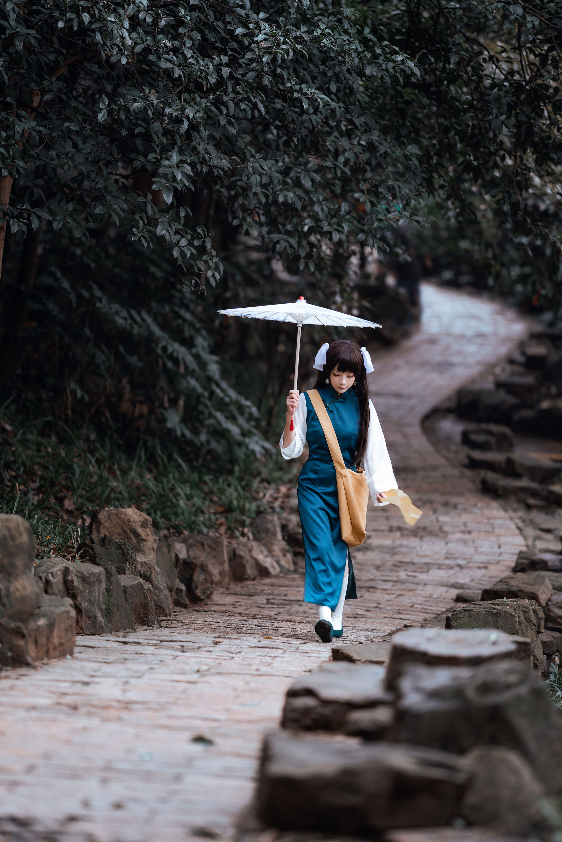 动漫博主王胖胖u – 小道友旗袍 [9P]