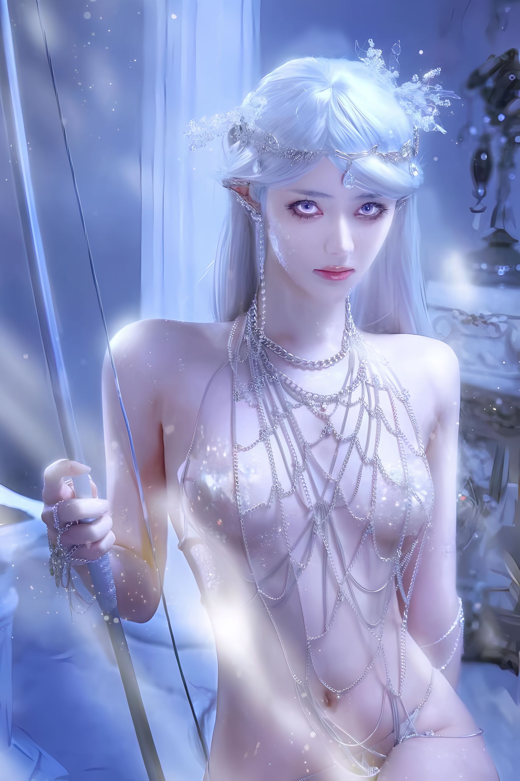 动漫博主南桃Momoko – 精灵屑 [13P]