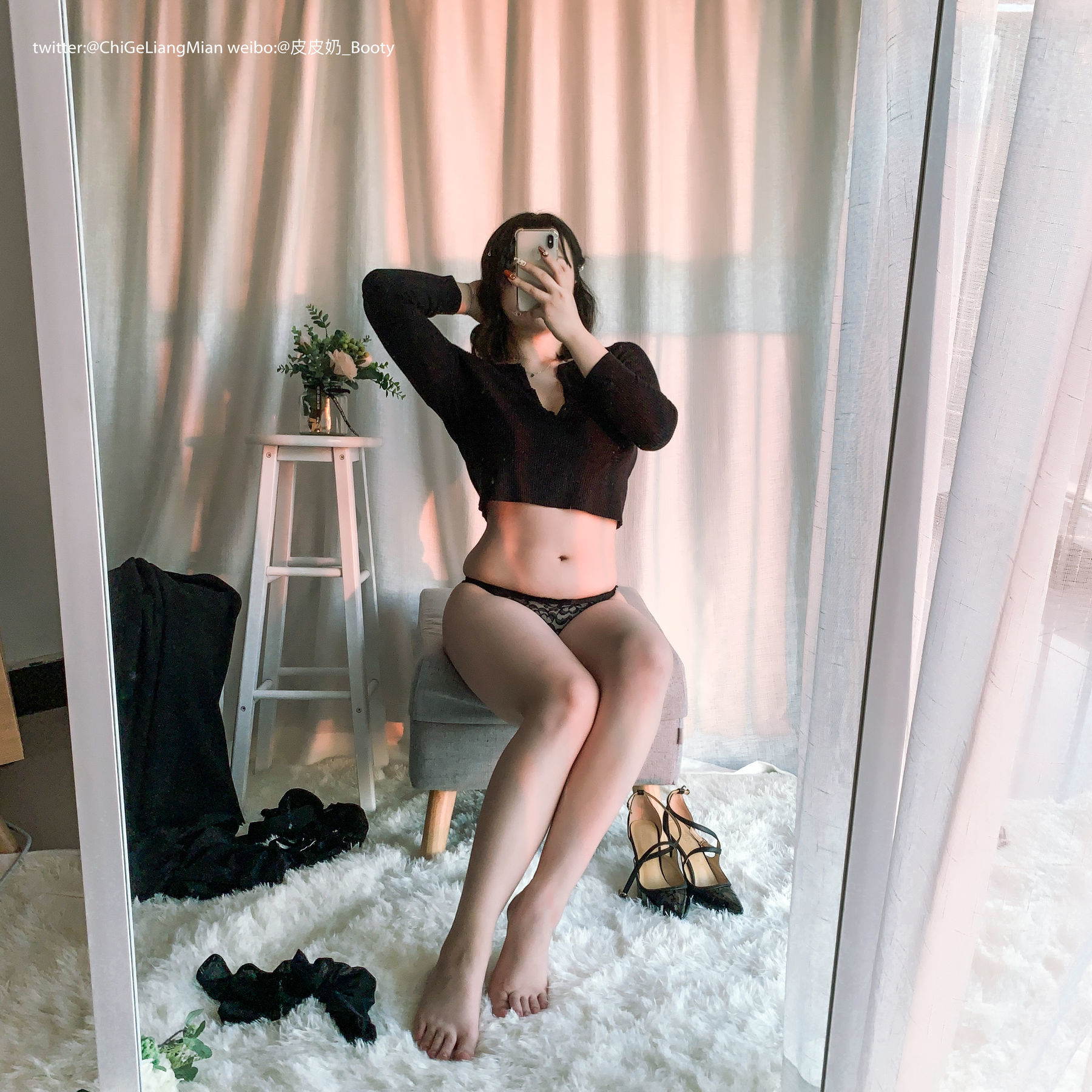 皮皮奶可可爱了啦 黑色OL [120P]