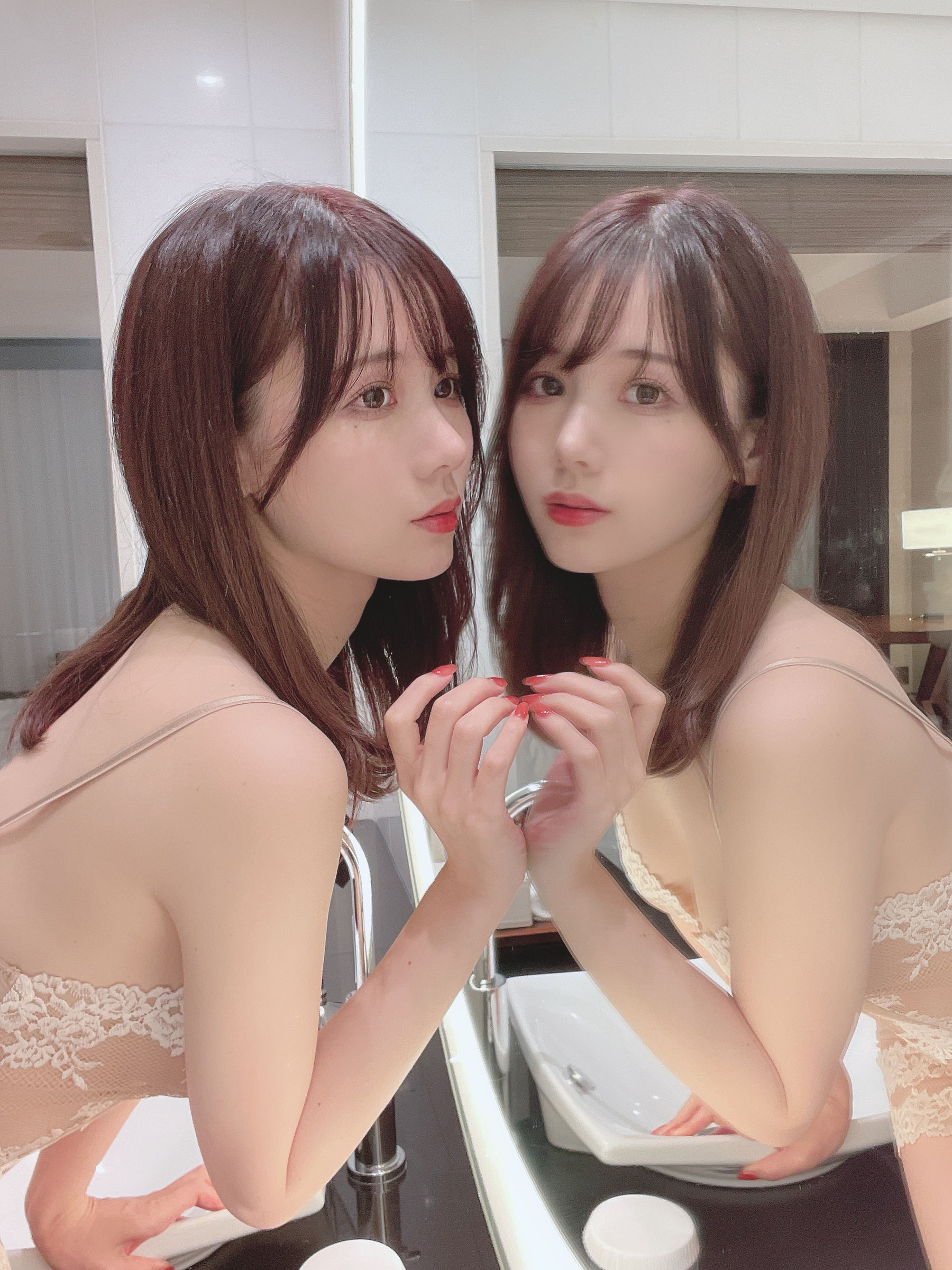 日本甜美COSERけんけん[fantia] 20211124-透け肌キャミソール [17P]