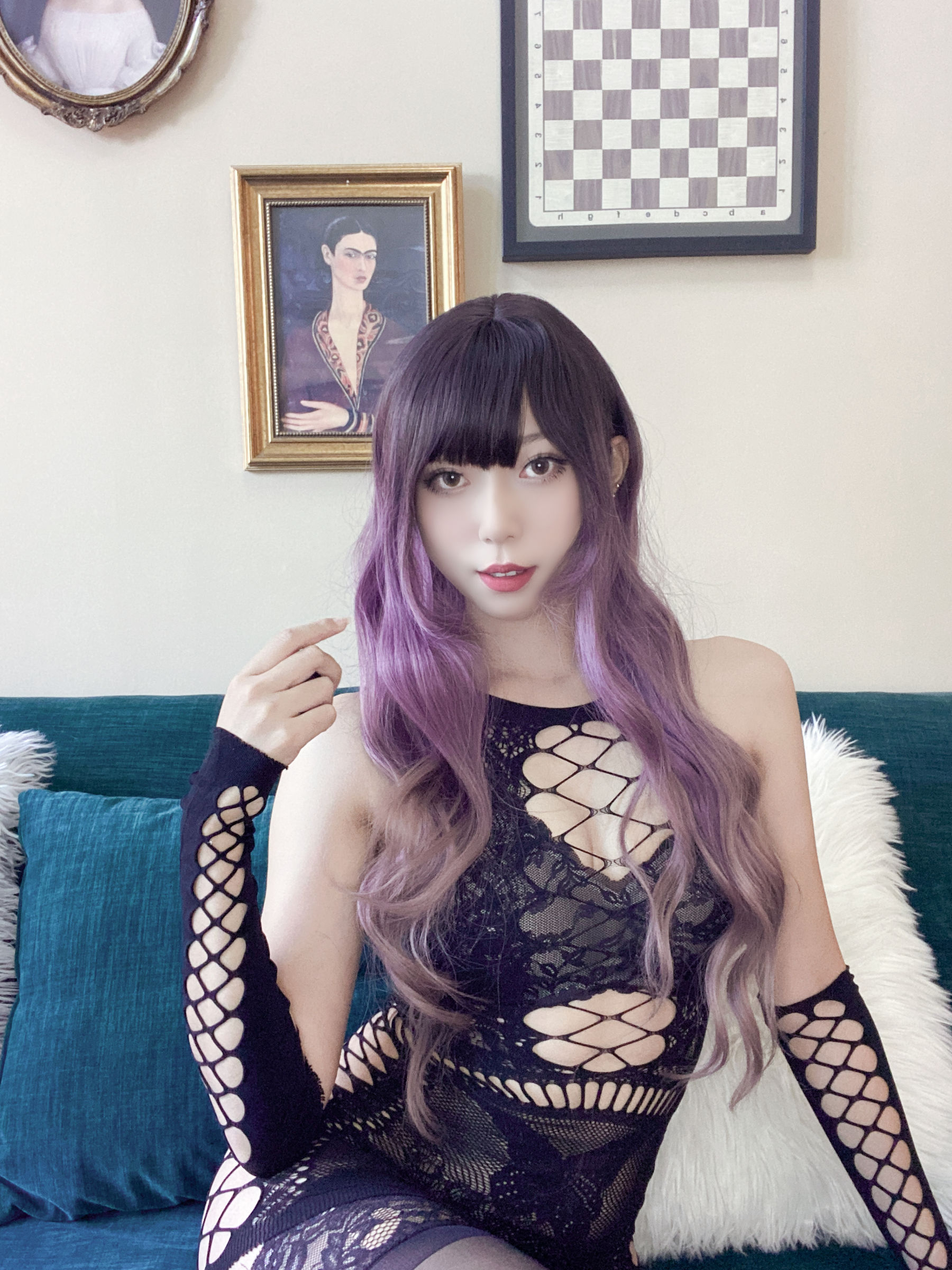 动漫博主Money冷冷 – 花花网衣 [88P]