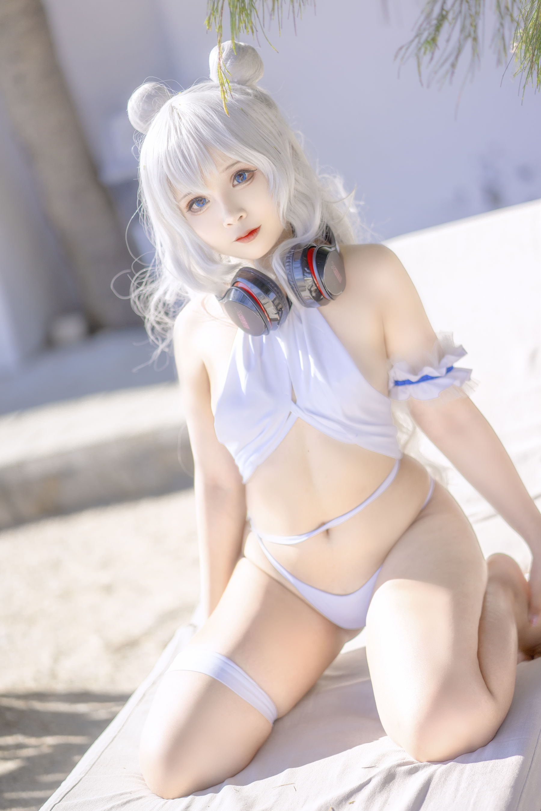 Sayo Momo – Azur Lane Le Malin bikini [22P]