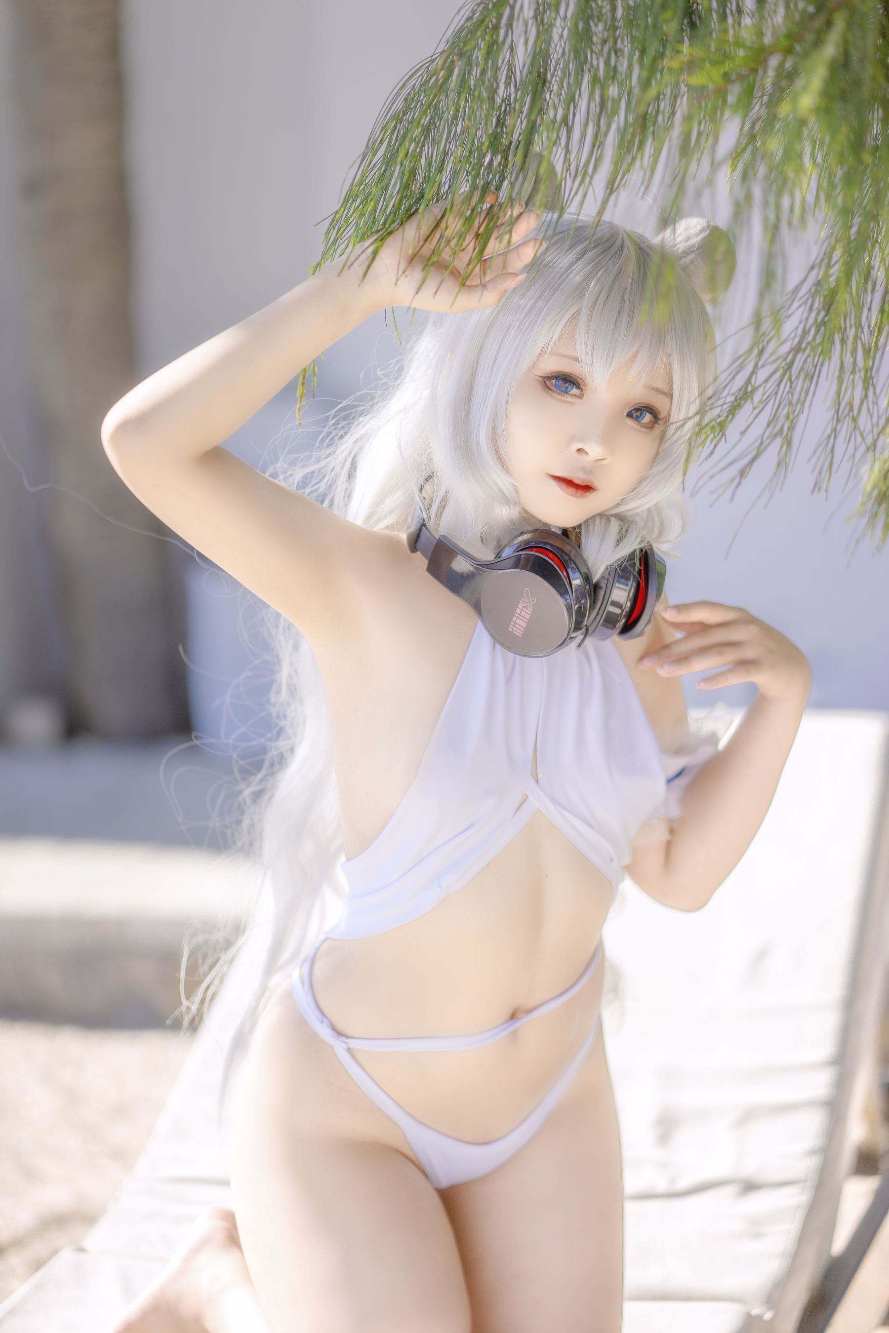 Sayo Momo – Azur Lane Le Malin bikini [22P]