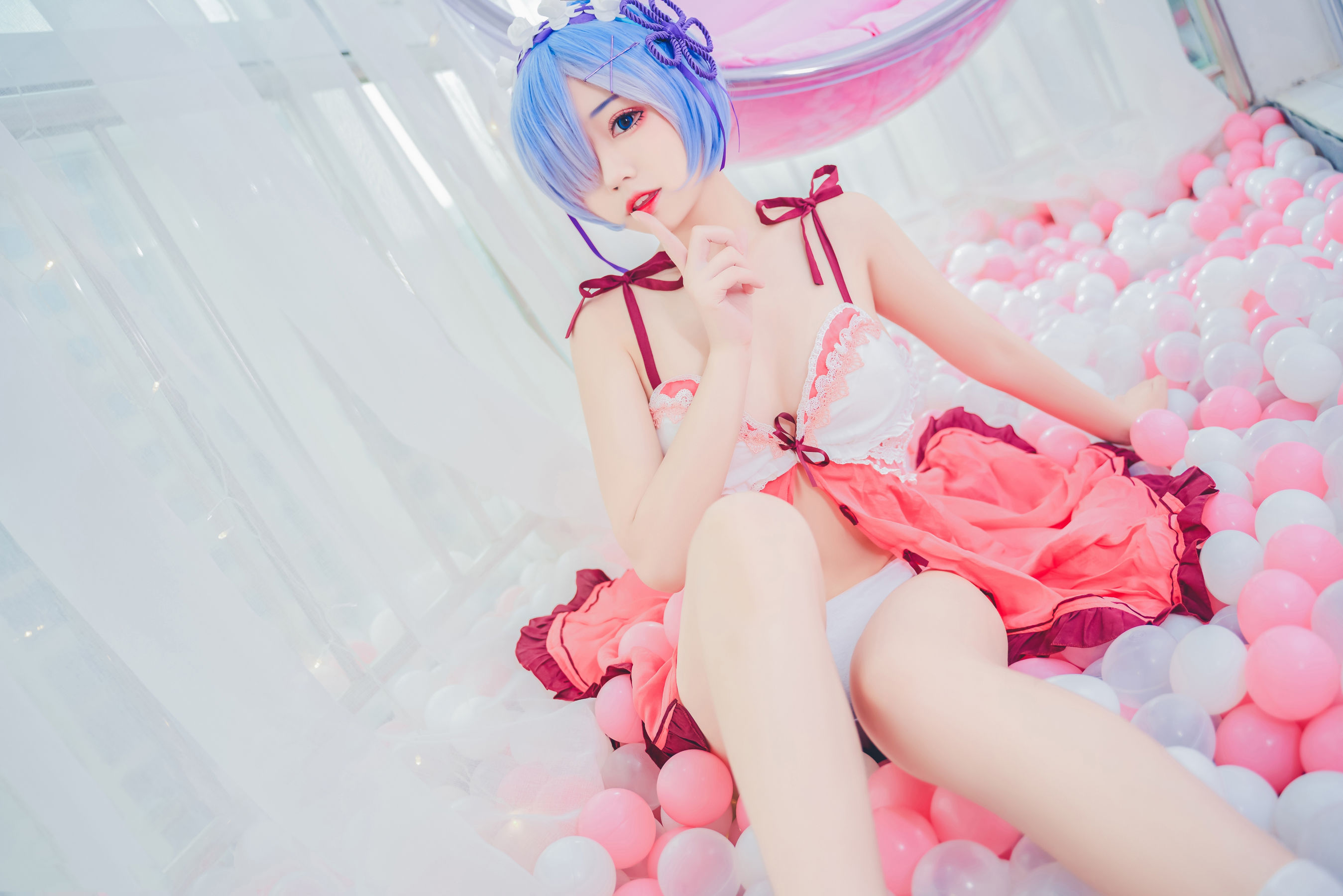 猫君君MaoJun – 粉嫩嫩的雷姆 [40P]