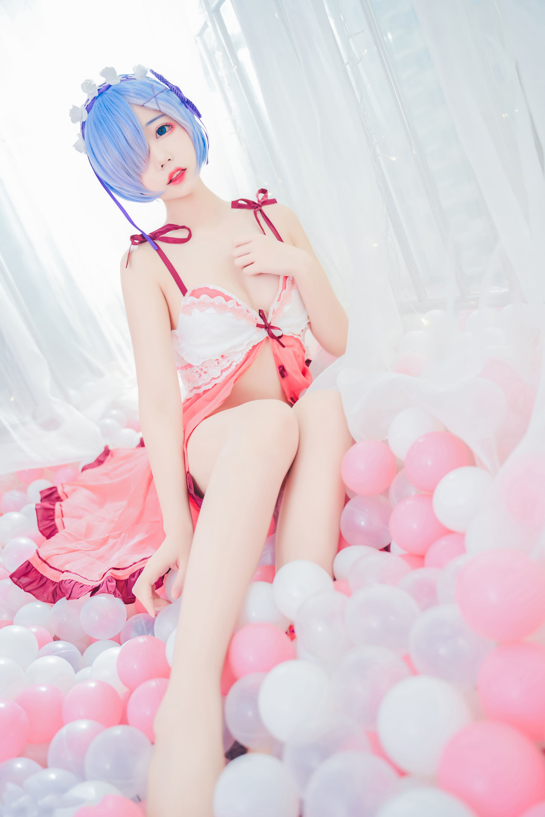 猫君君MaoJun – 粉嫩嫩的雷姆 [40P]