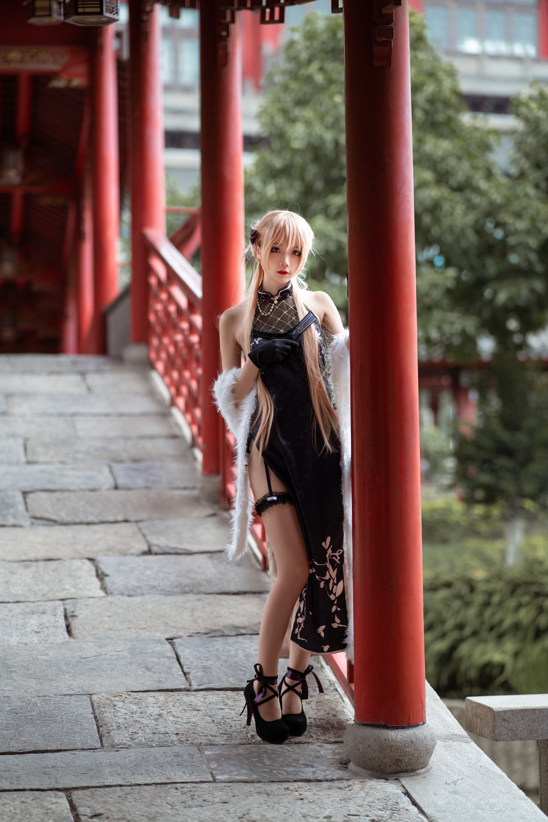 清纯少女五更百鬼 – OTS-14旗袍 [38P]