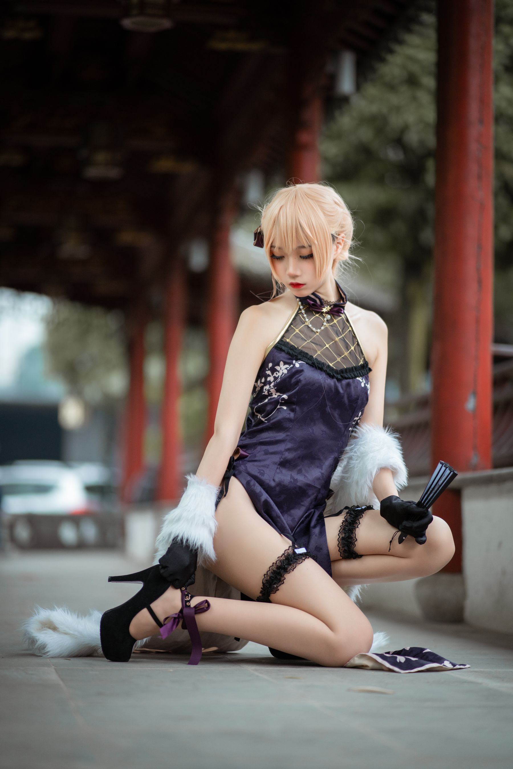 清纯少女五更百鬼 – OTS-14旗袍 [38P]