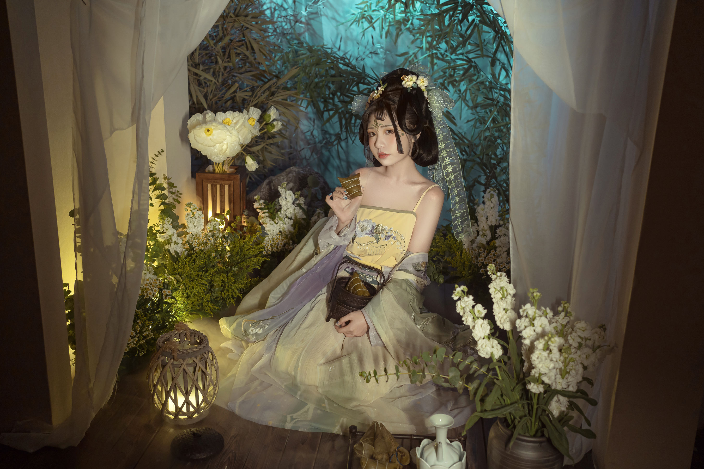 爆机少女喵小吉 – 浣溪沙.端午 [37P]