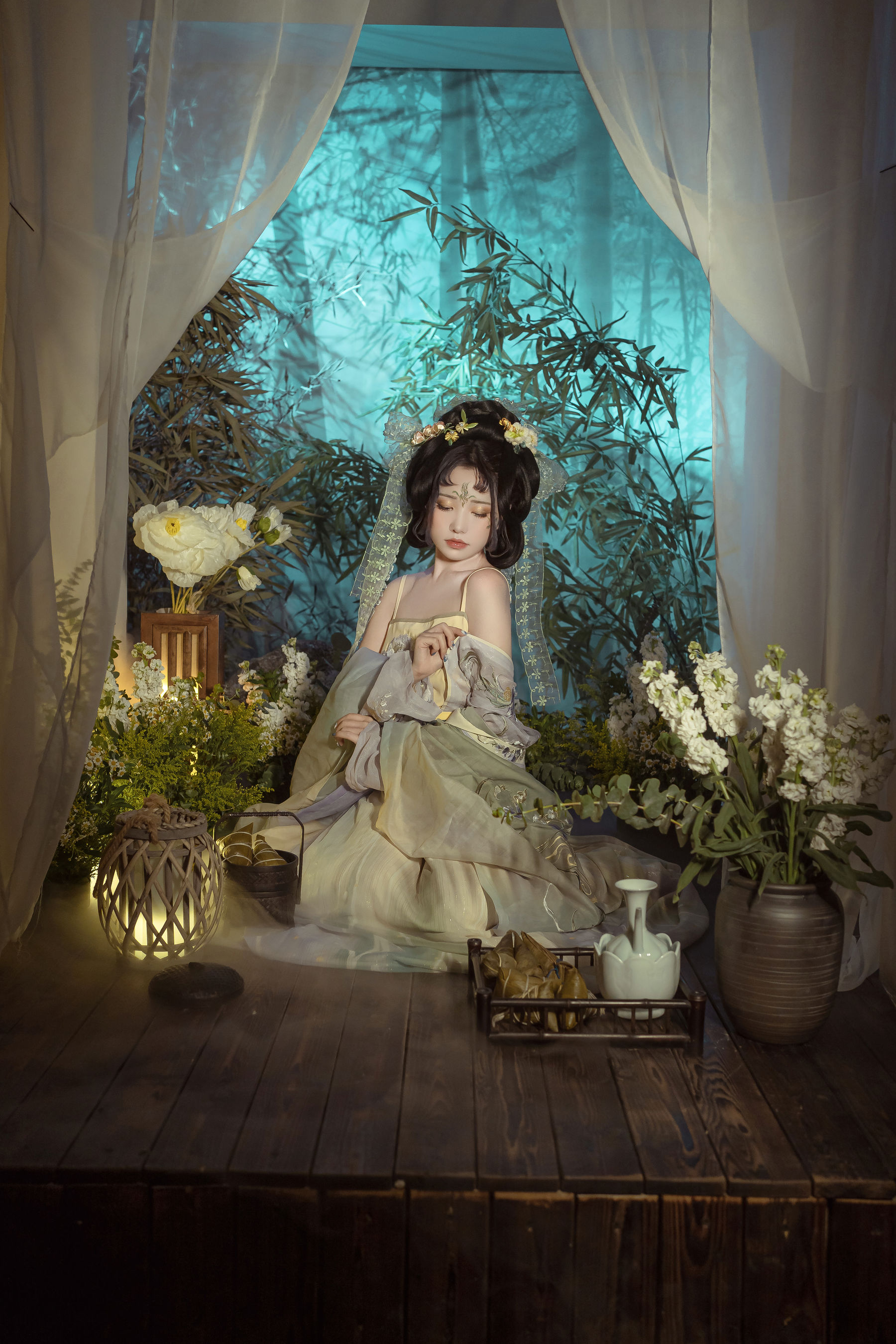 爆机少女喵小吉 – 浣溪沙.端午 [37P]