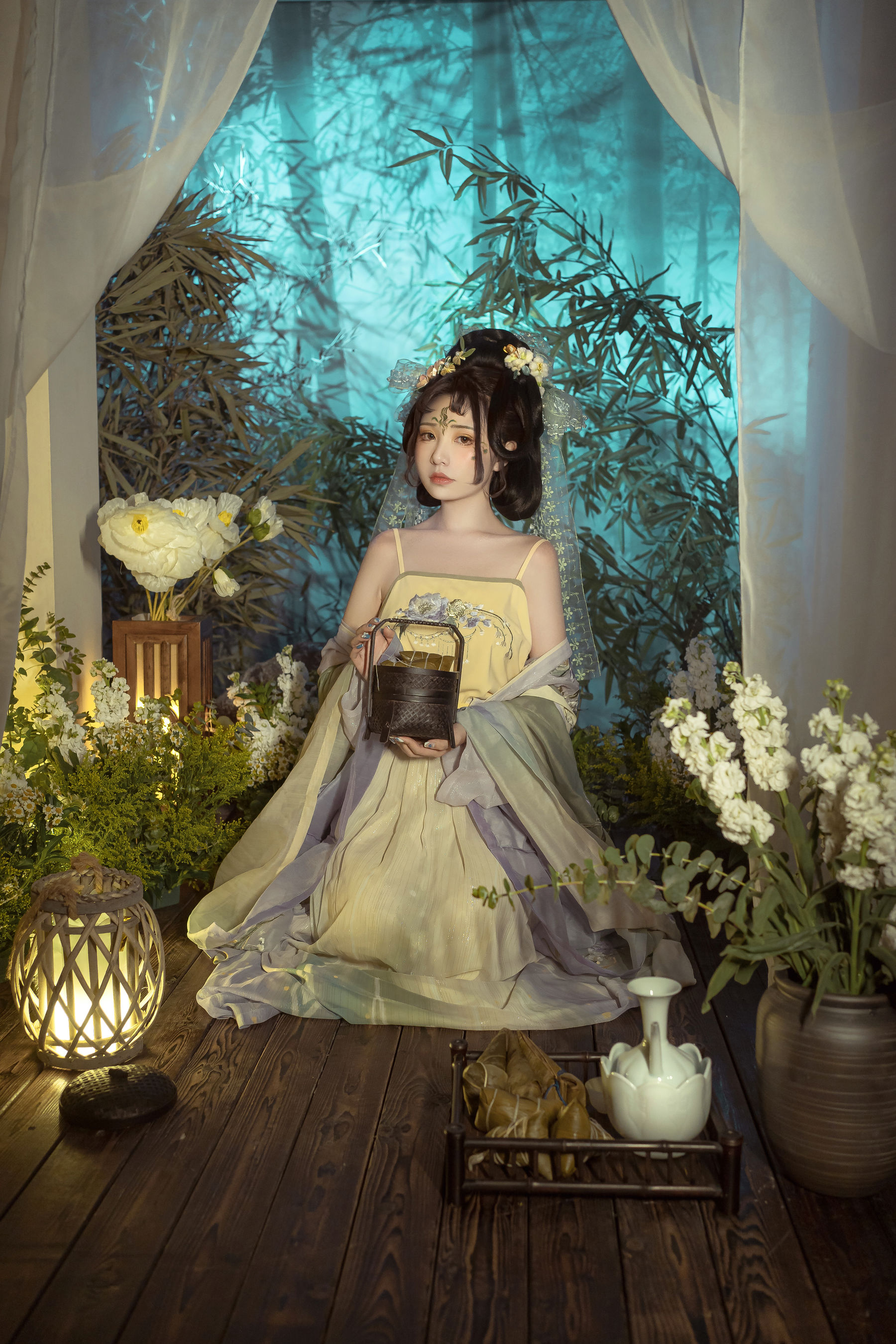 爆机少女喵小吉 – 浣溪沙.端午 [37P]