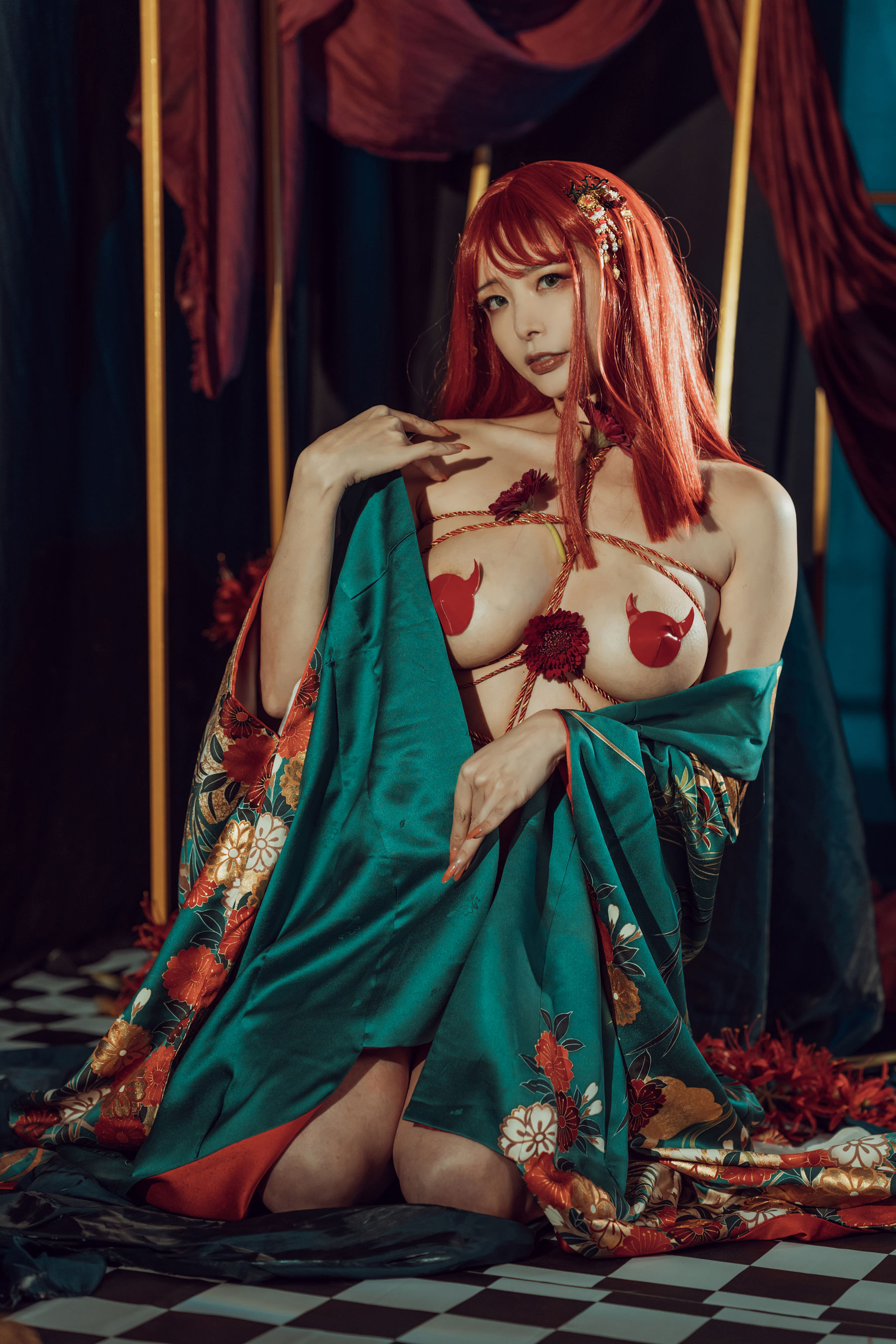 秋和柯基(夏小秋秋秋) – 和服 [36P]