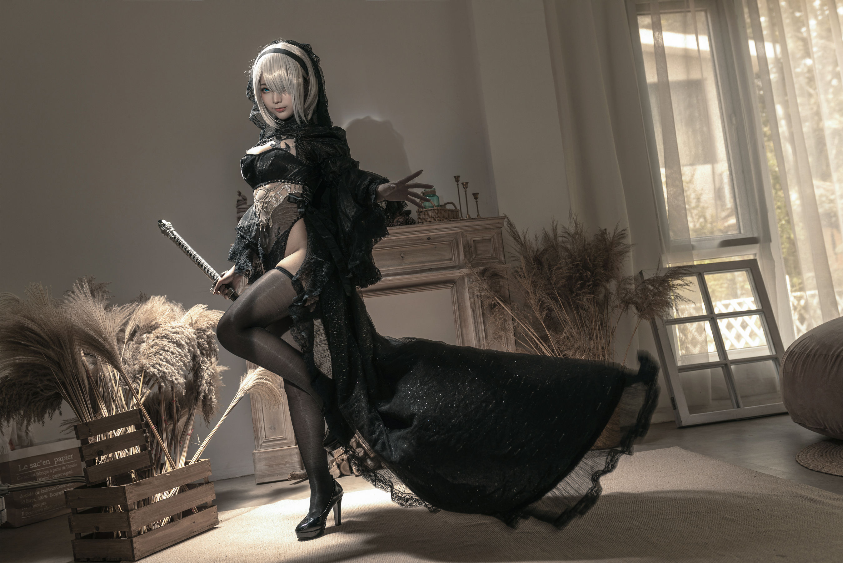 动漫博主蠢沫沫 – 尼尔纪元 黑花嫁 [20P]