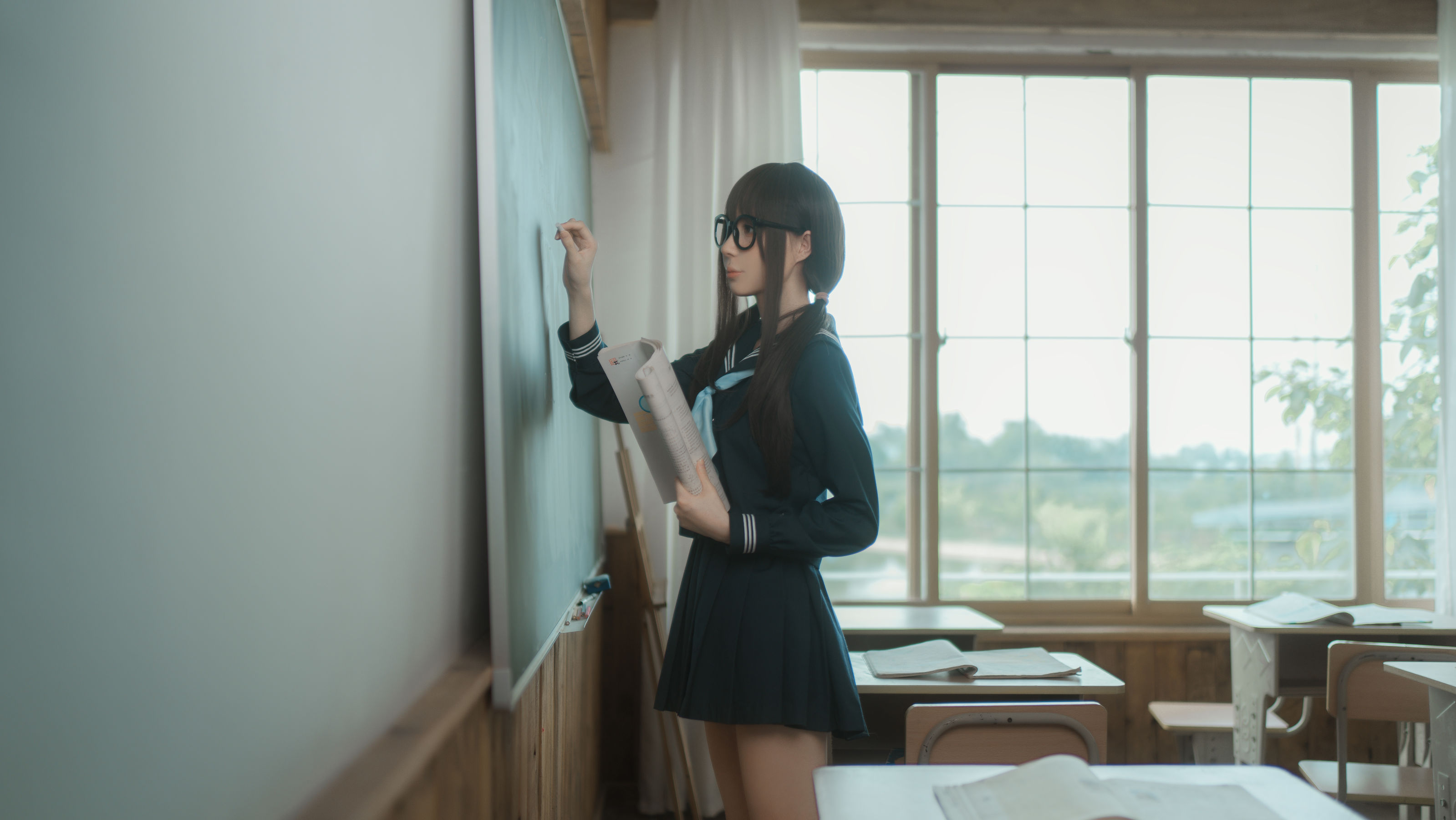 西园寺南歌 – 与班长的游戏 [120P]