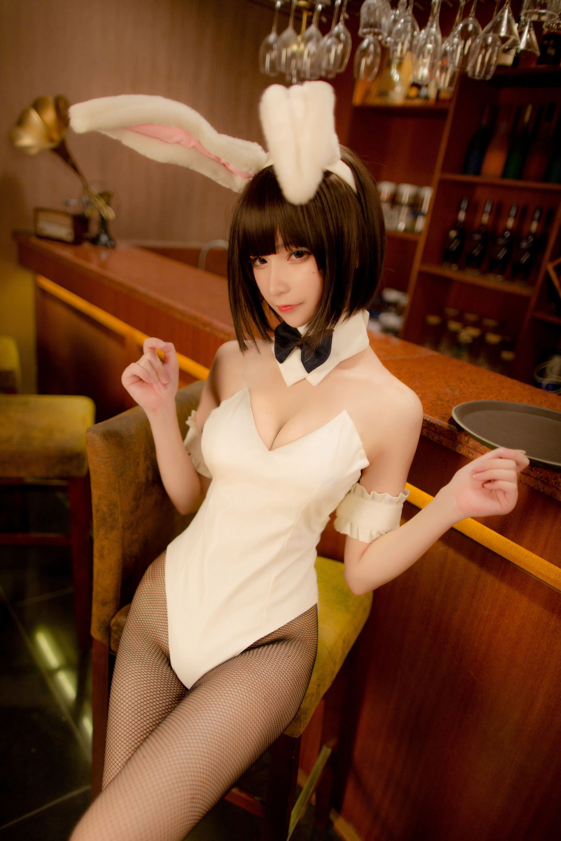 拼音拼嘤嘤 – 加藤惠兔女郎 [9P]