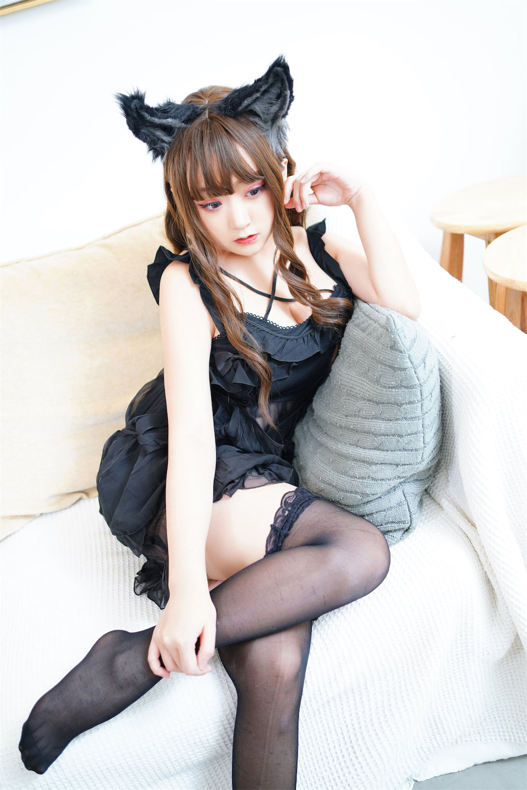 动漫博主恩田直幸 – 黑色狼耳 [45P]