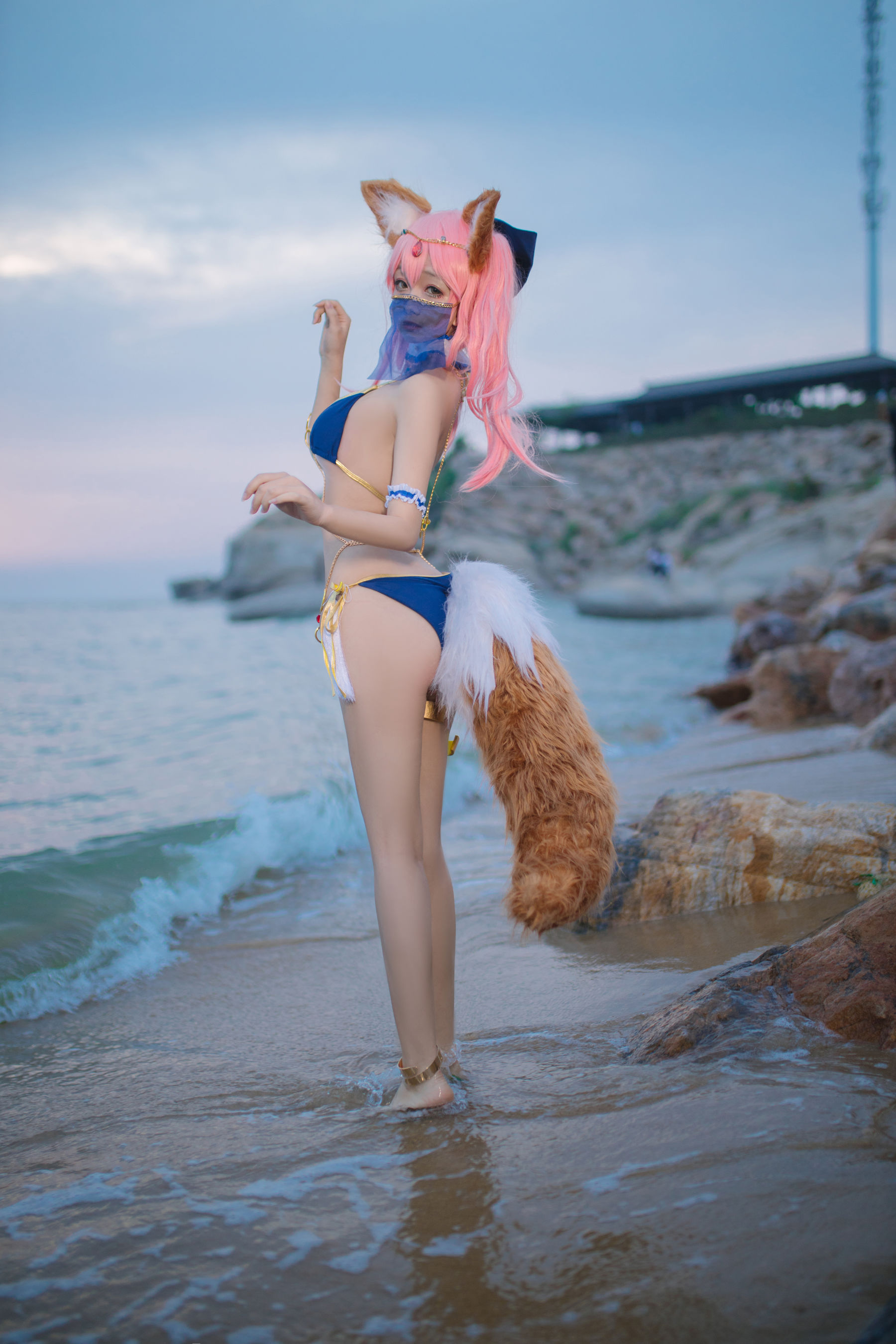 Cosplay日奈娇 – 玉藻前 阿拉伯舞娘 [37P]