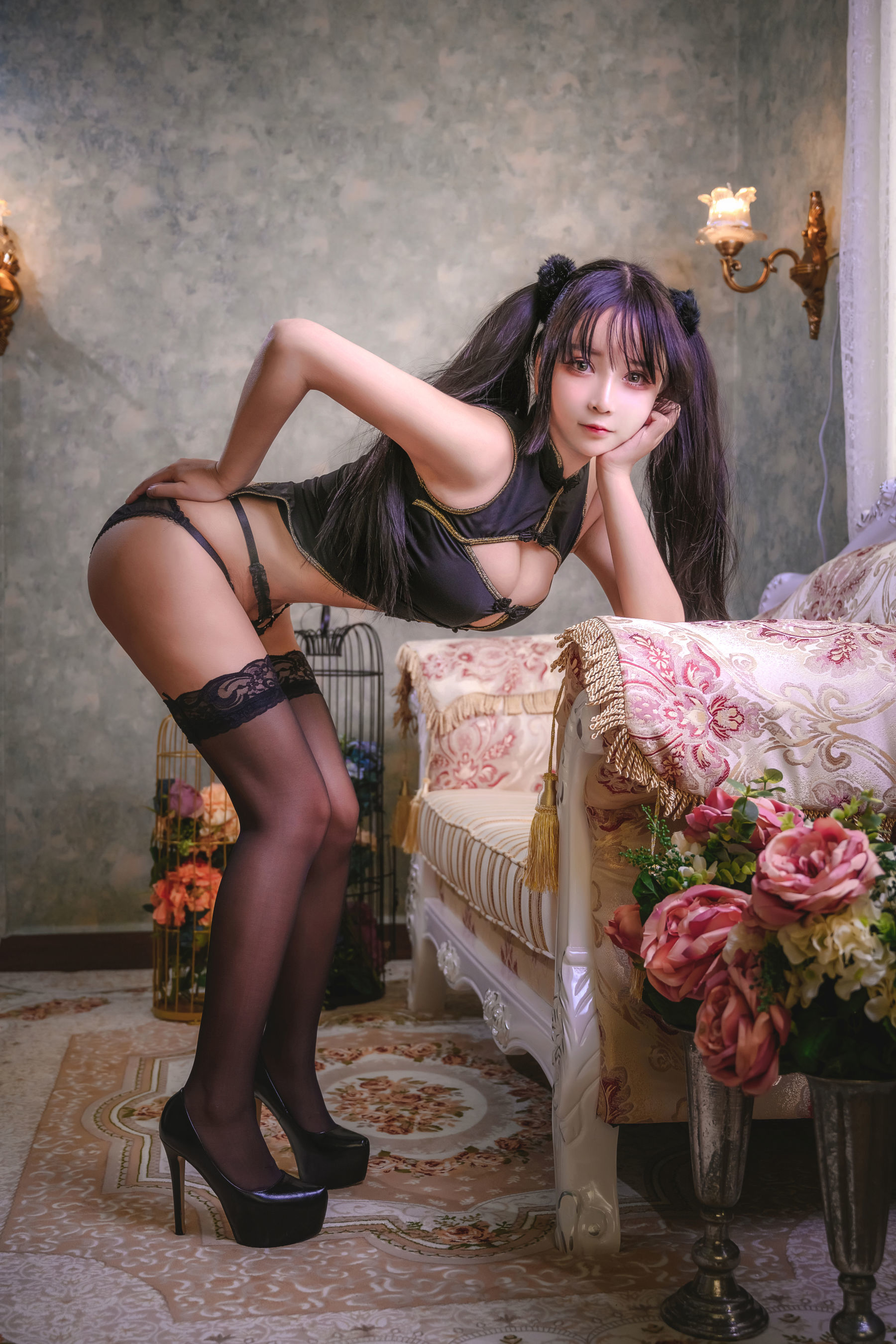 二次元妹子抱走莫子aa 双马尾 性感与清纯 [35P]