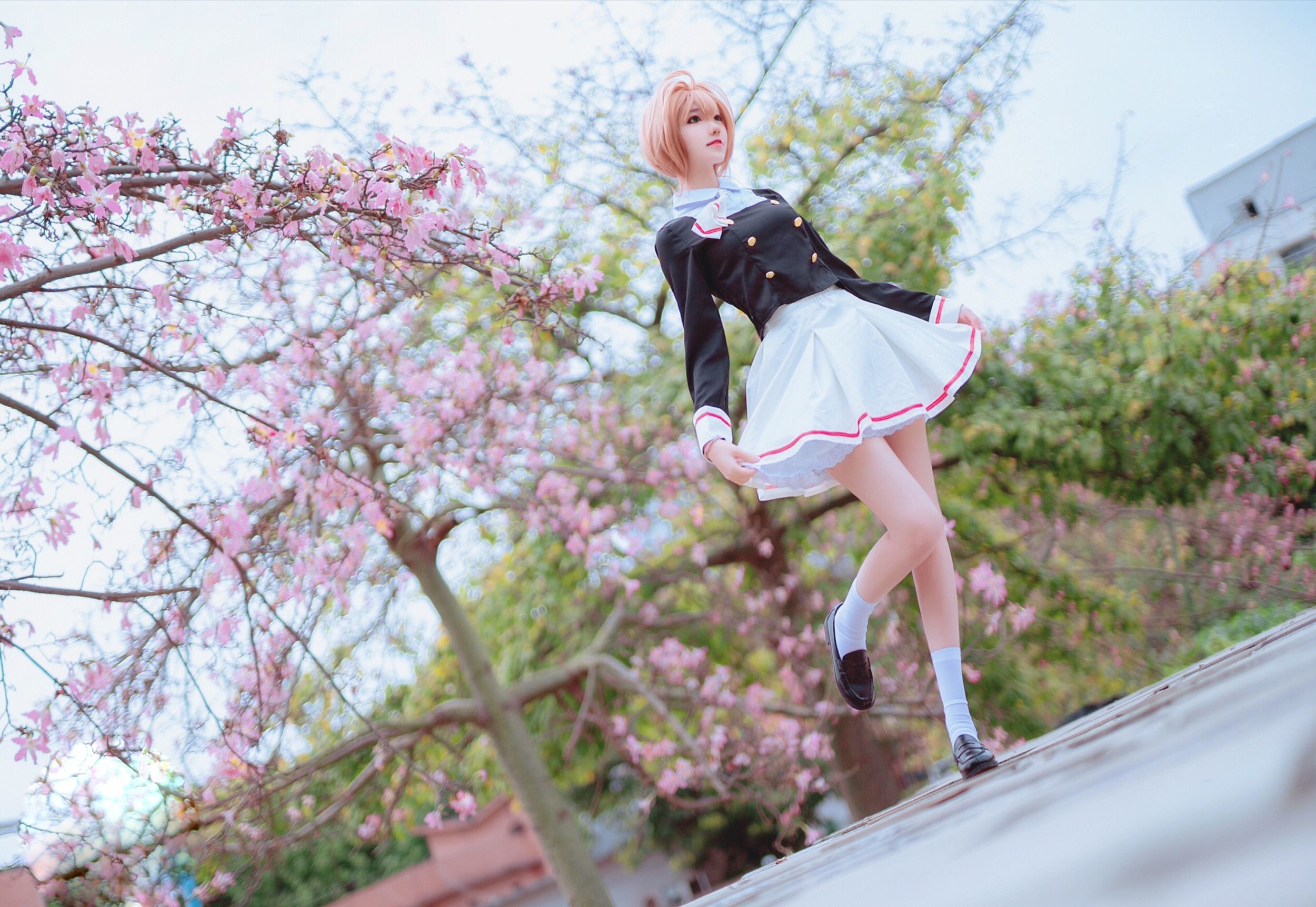 动漫博主南桃Momoko – 木之本樱制服 [9P]