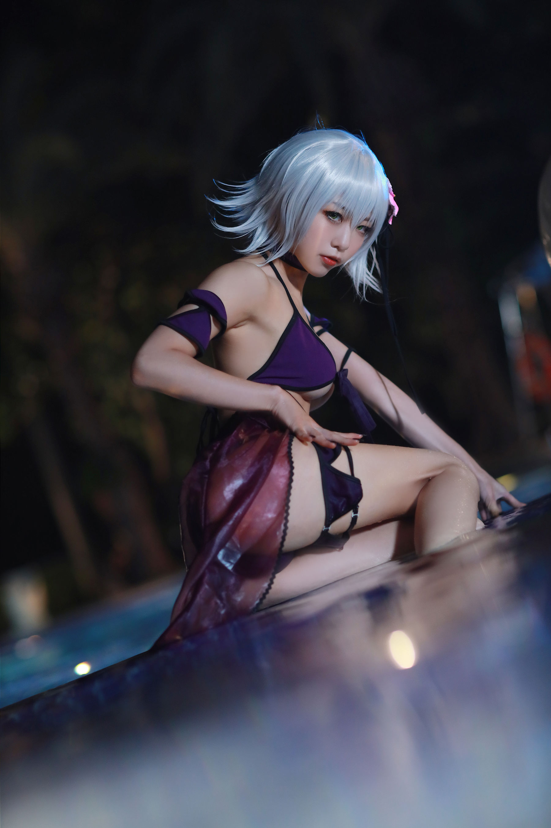 动漫博主水淼aqua – 贞德泳装 [41P]