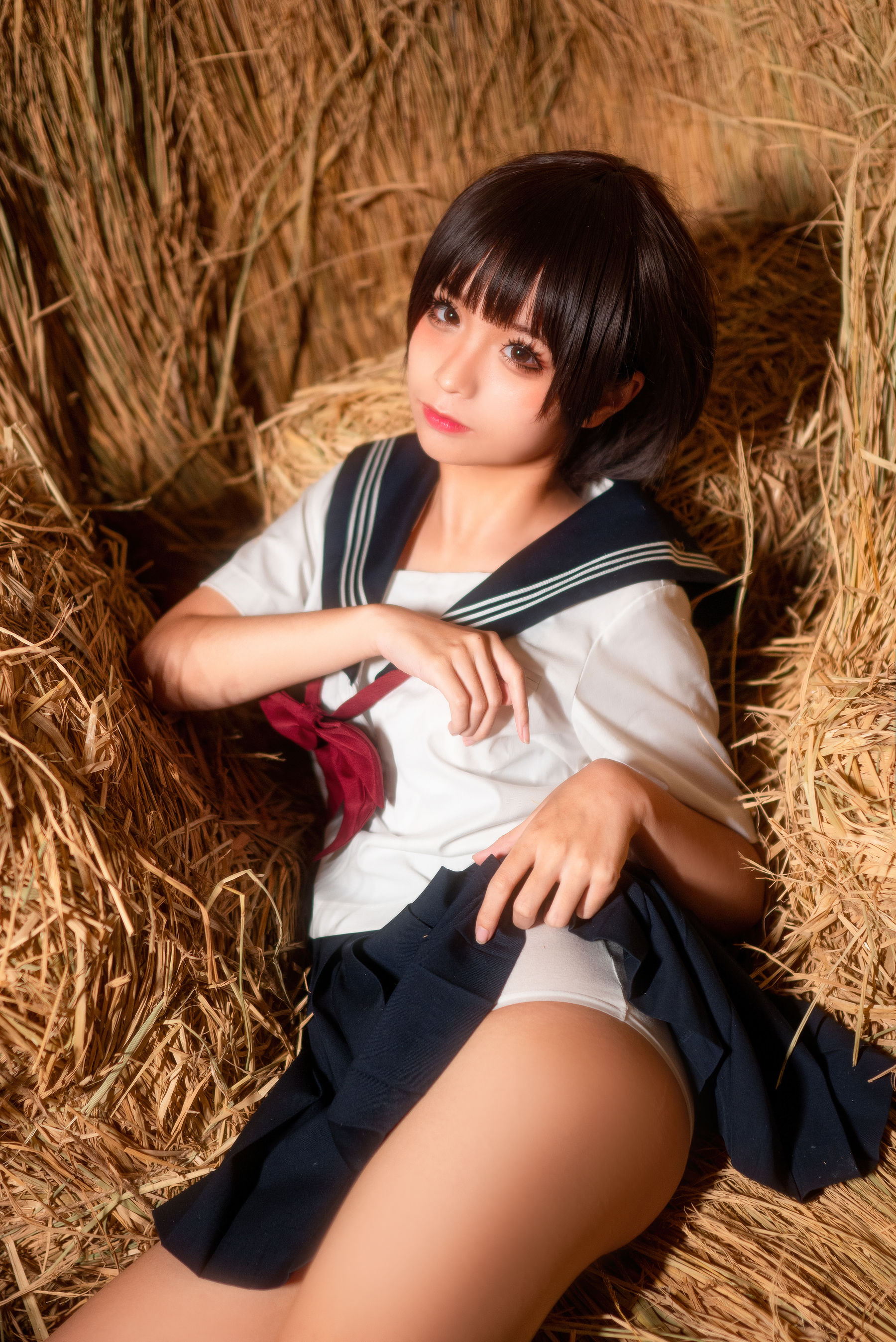 动漫博主蠢沫沫 稻草里的少女 [50P]