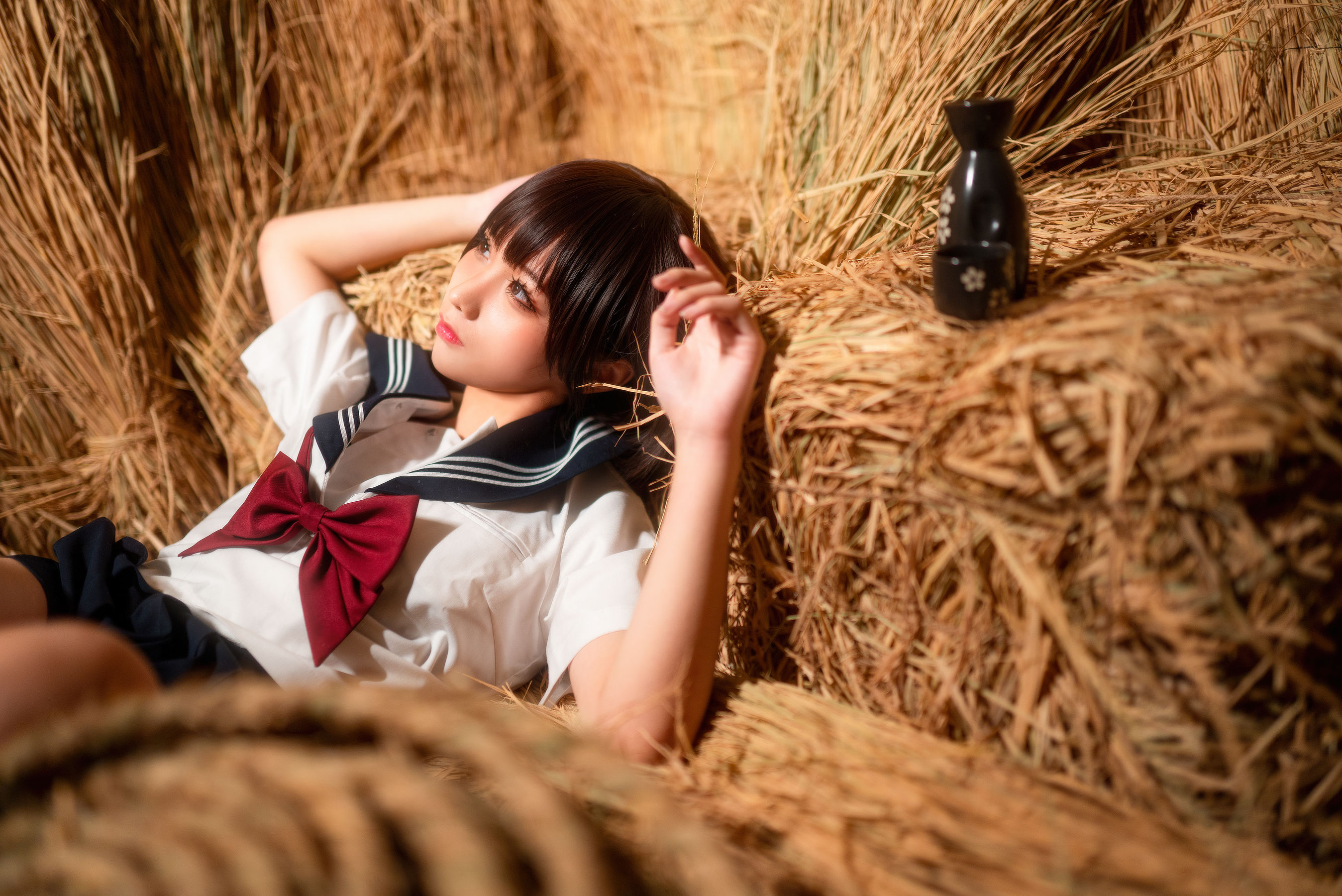 动漫博主蠢沫沫 稻草里的少女 [50P]