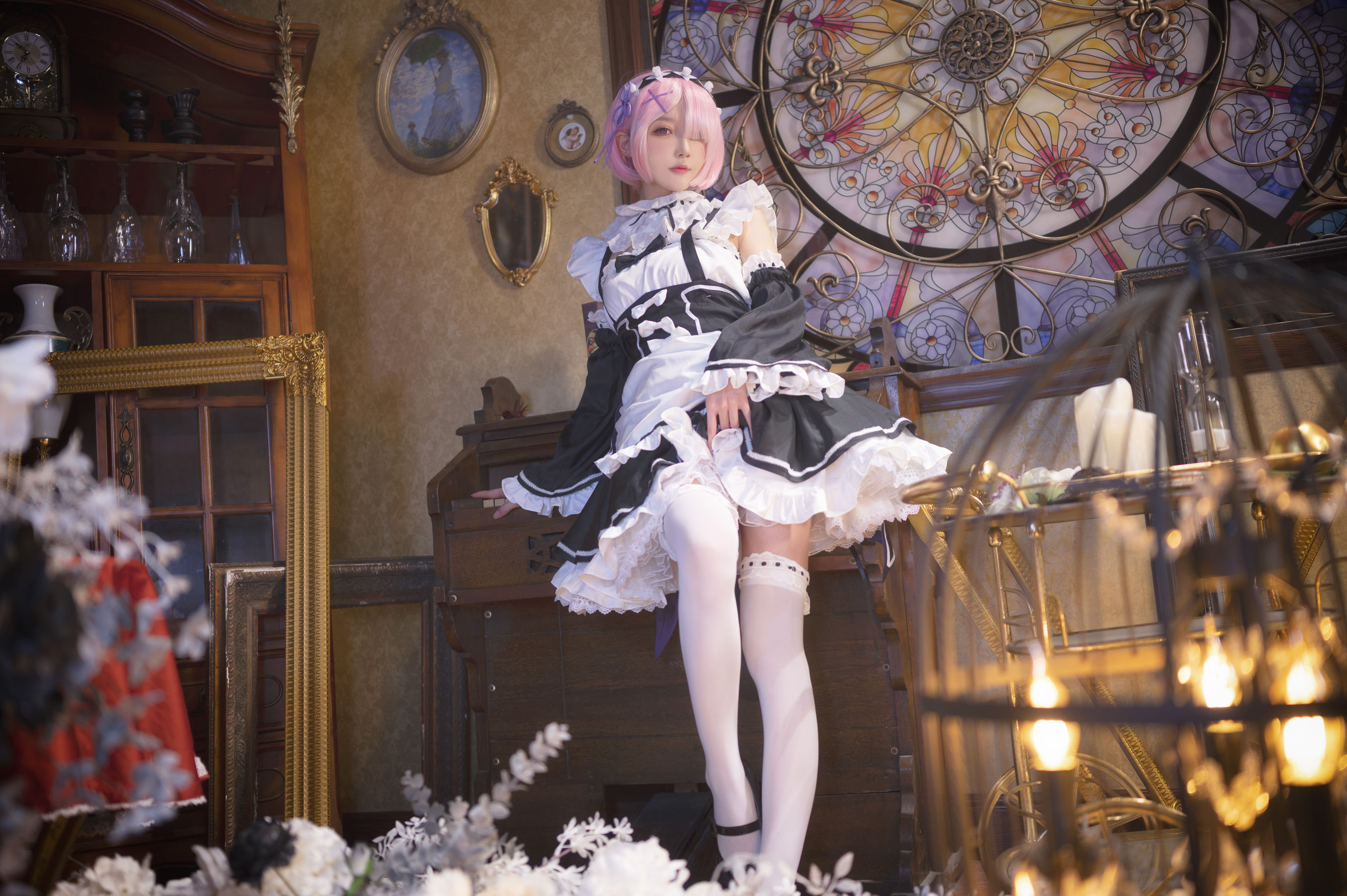 动漫博主阿包也是兔娘 – 拉姆女仆 [22P]