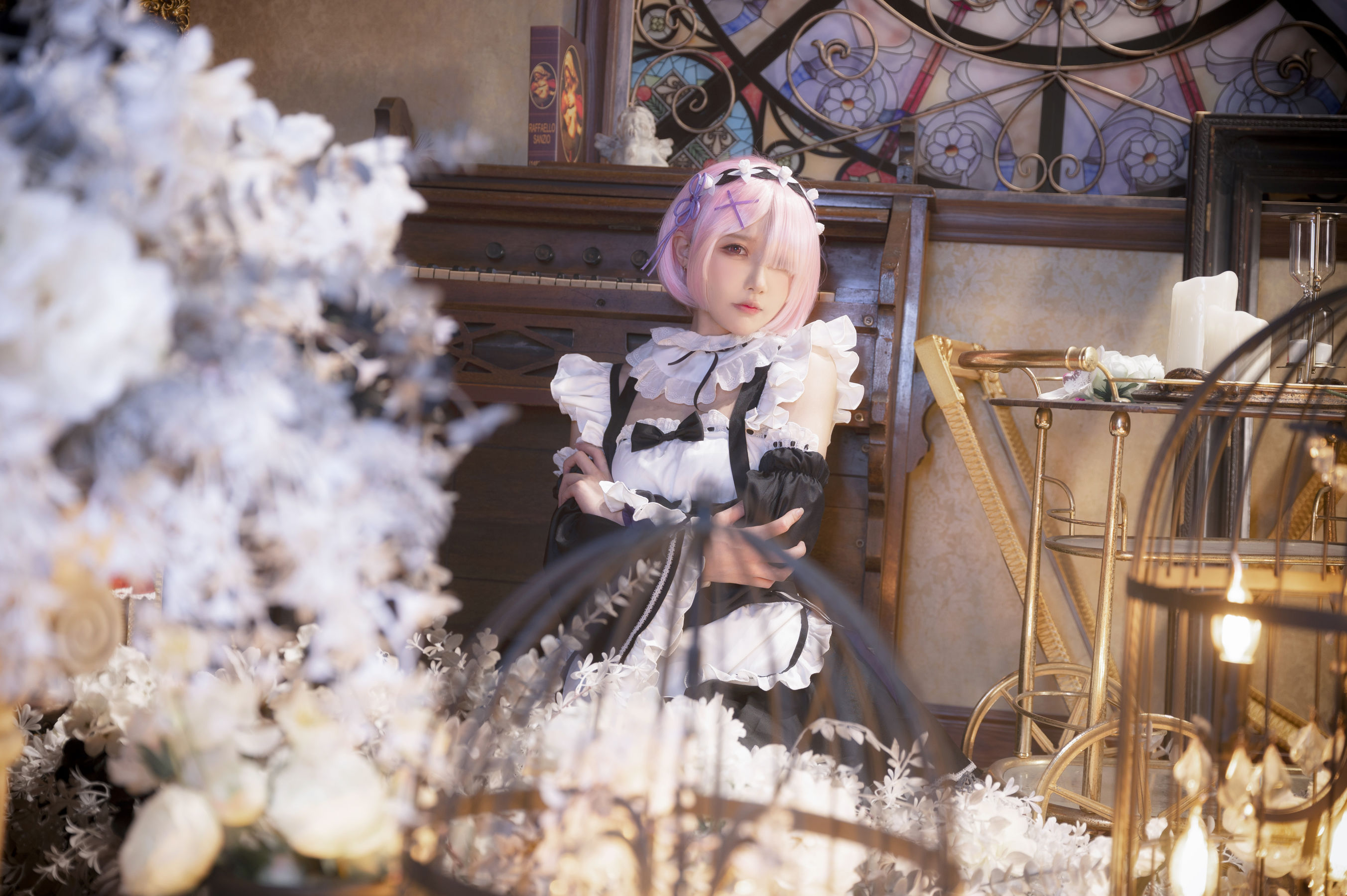 动漫博主阿包也是兔娘 – 拉姆女仆 [22P]