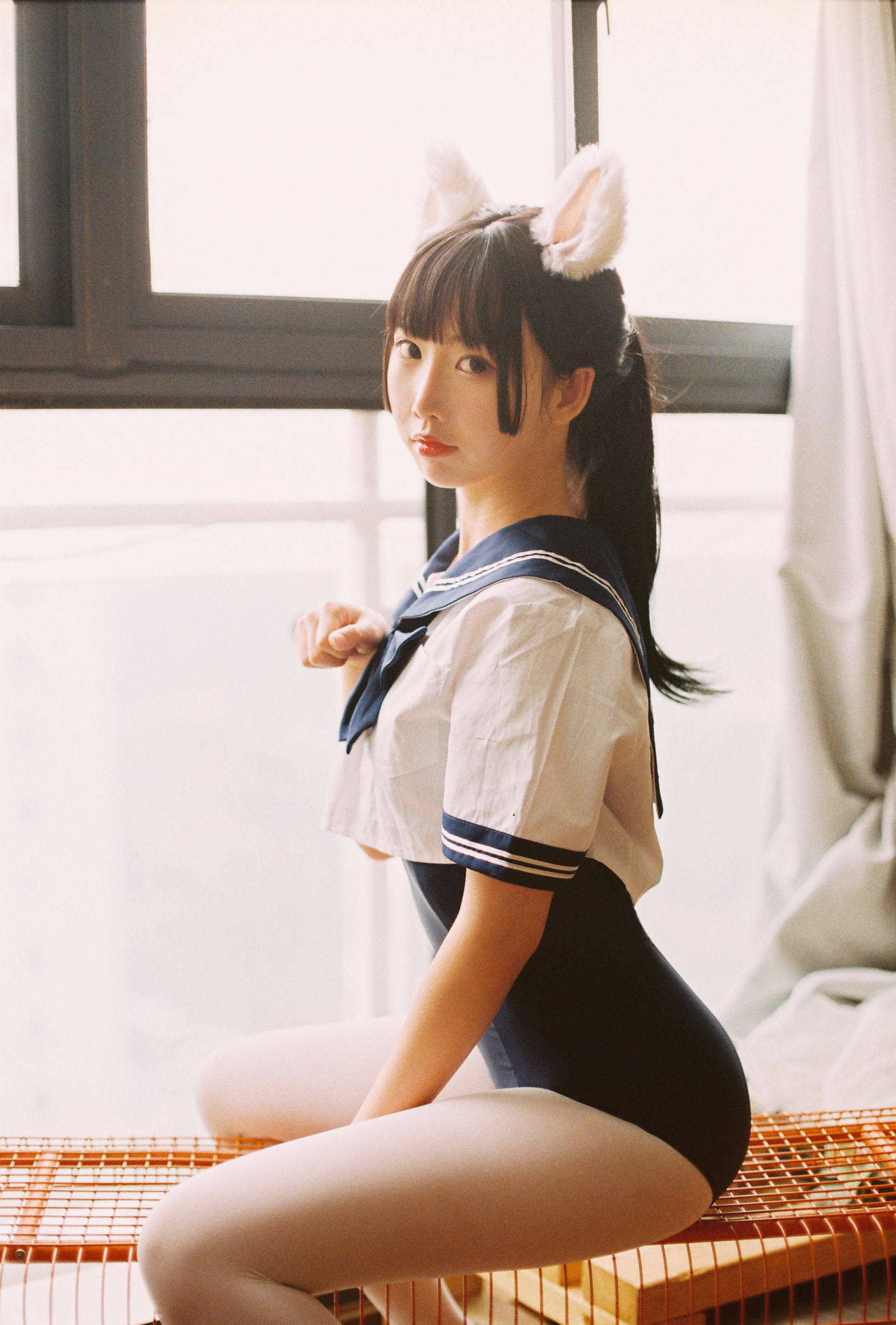 可爱人气Coser面饼仙儿 – 水手服 死库水 [35P]