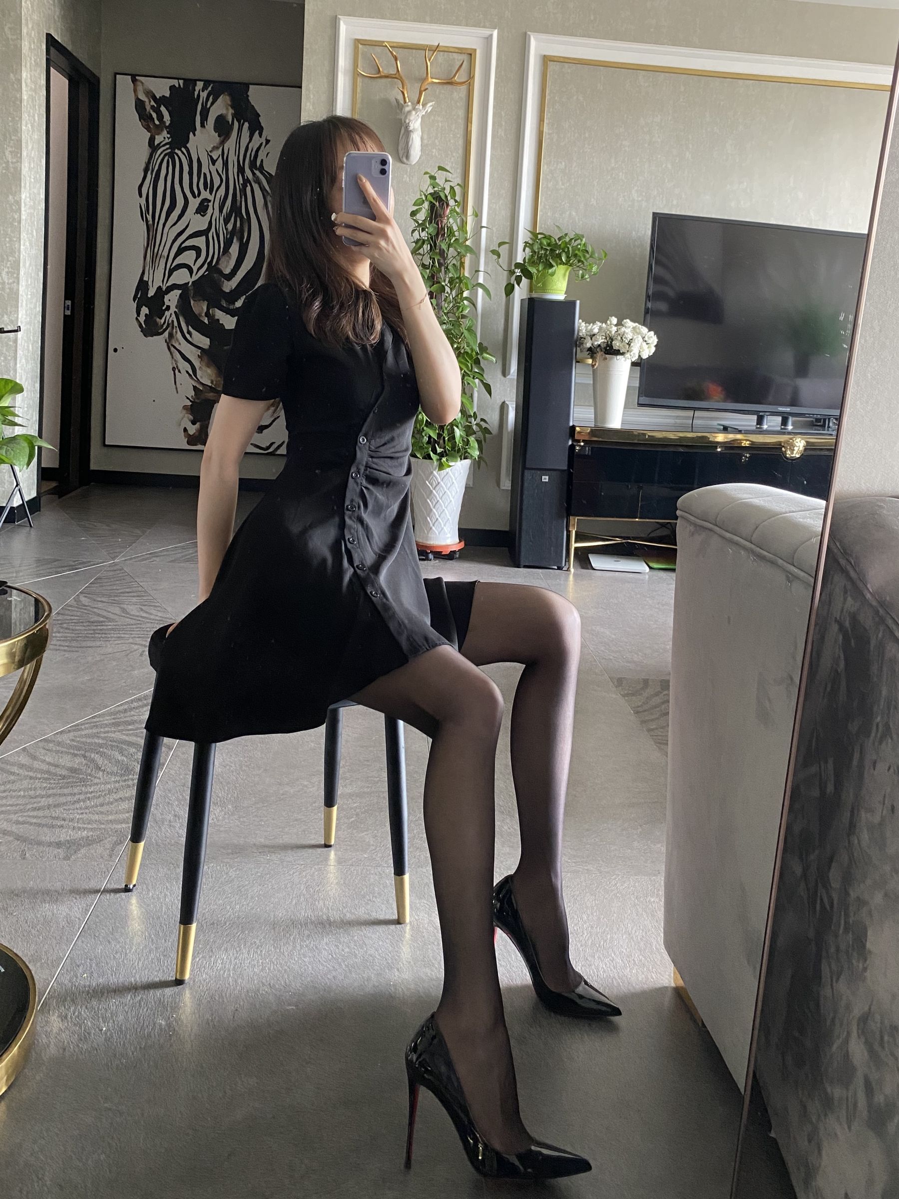 丝足博主麋鹿_Monroe 2020.08.27 黑丝梦想 [34P]