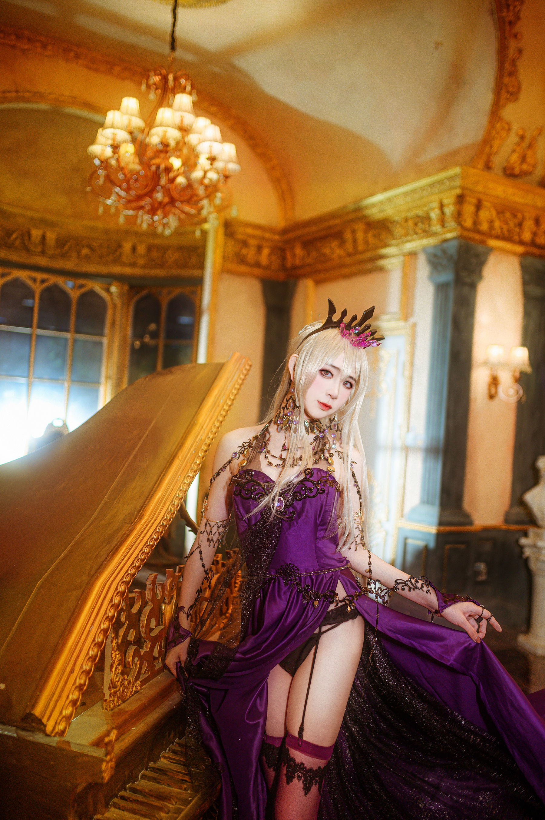 动漫博主阮邑_Fairy – 黑枪呆礼服 [20P]