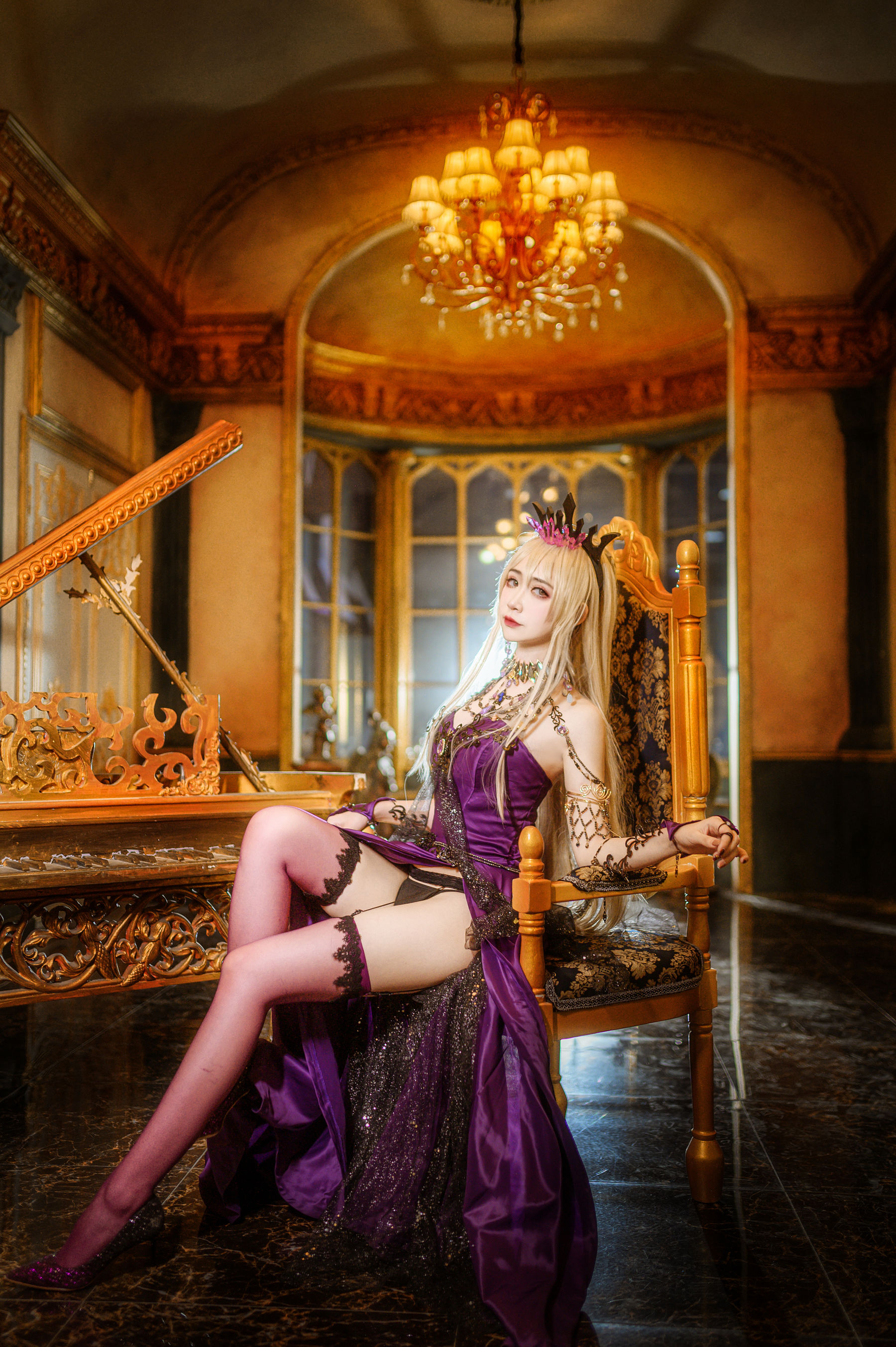 动漫博主阮邑_Fairy – 黑枪呆礼服 [20P]