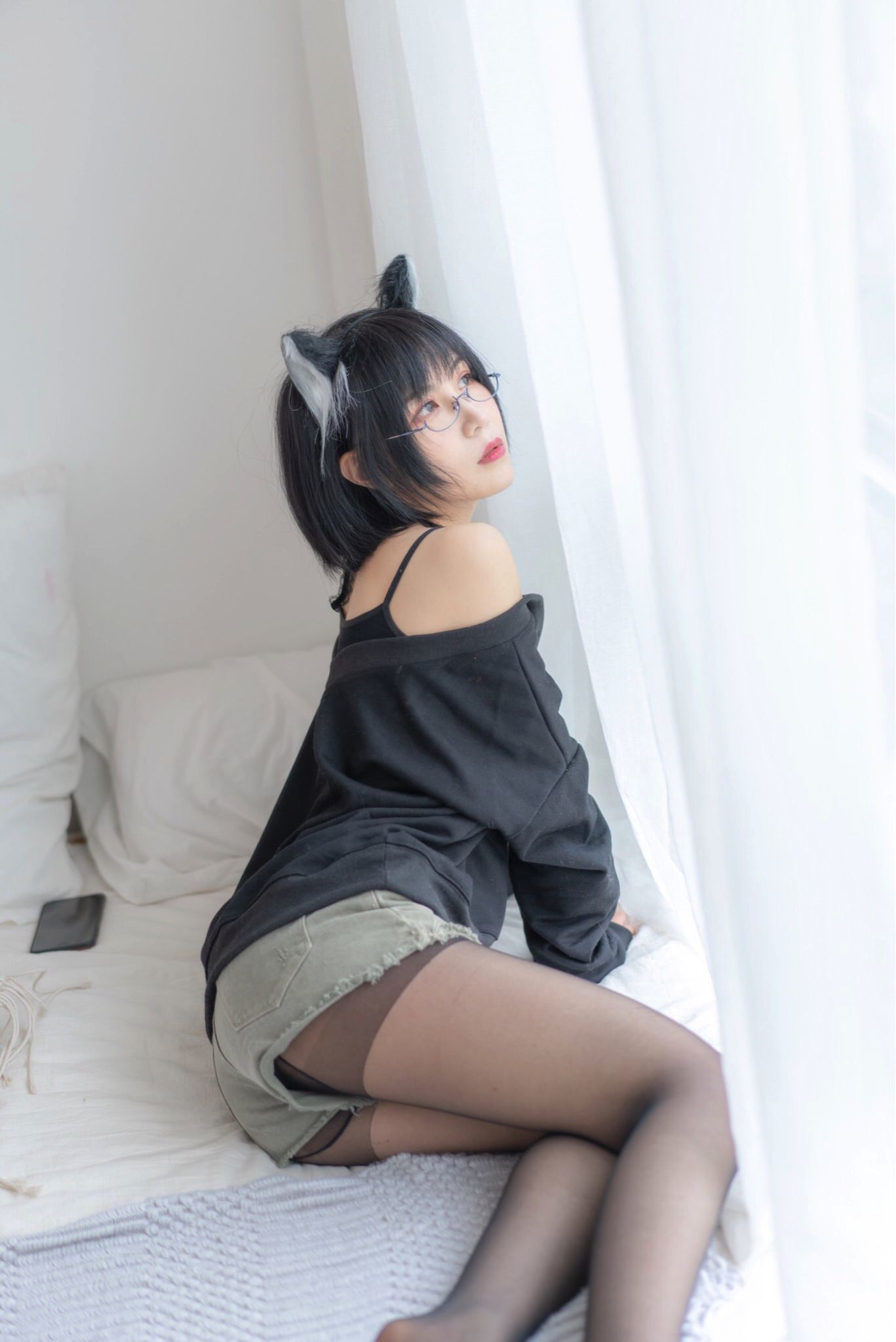 COSER美女逐月su 日常猫娘 [27P]